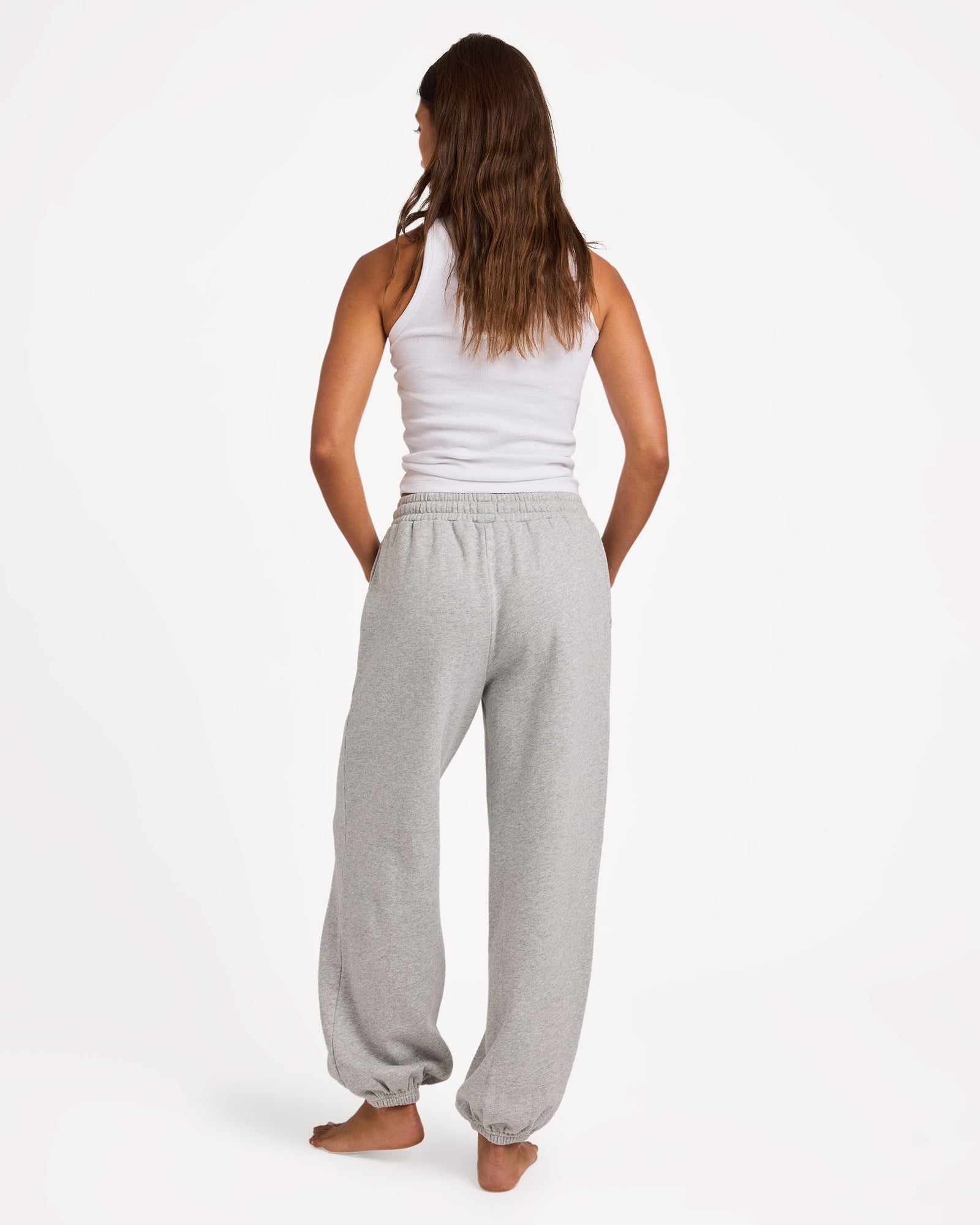 Womens Dreamy Days Casual Pant Grey Marle - Image 7