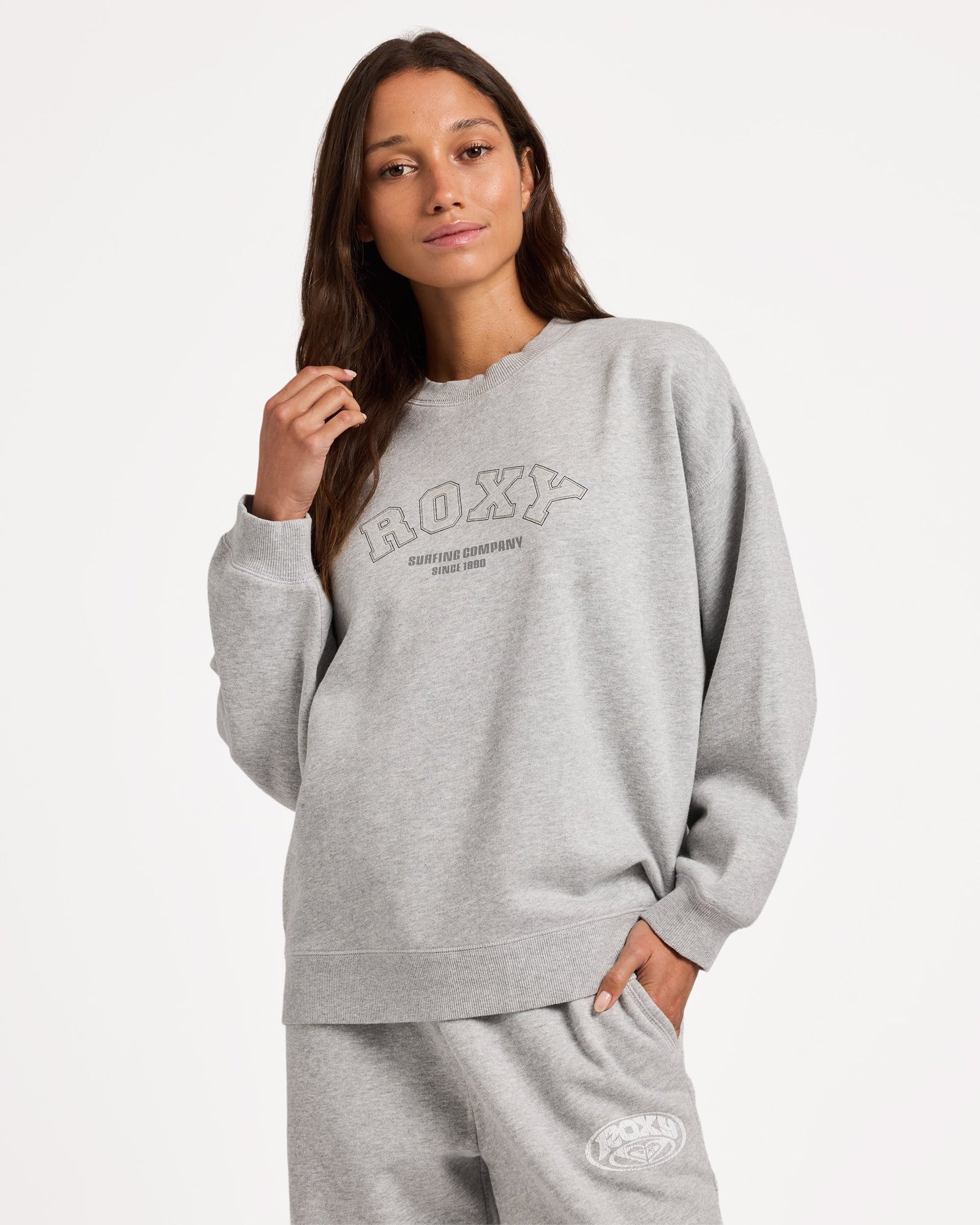 Womens Dreamy Days Sweater Grey Marle - Image 11