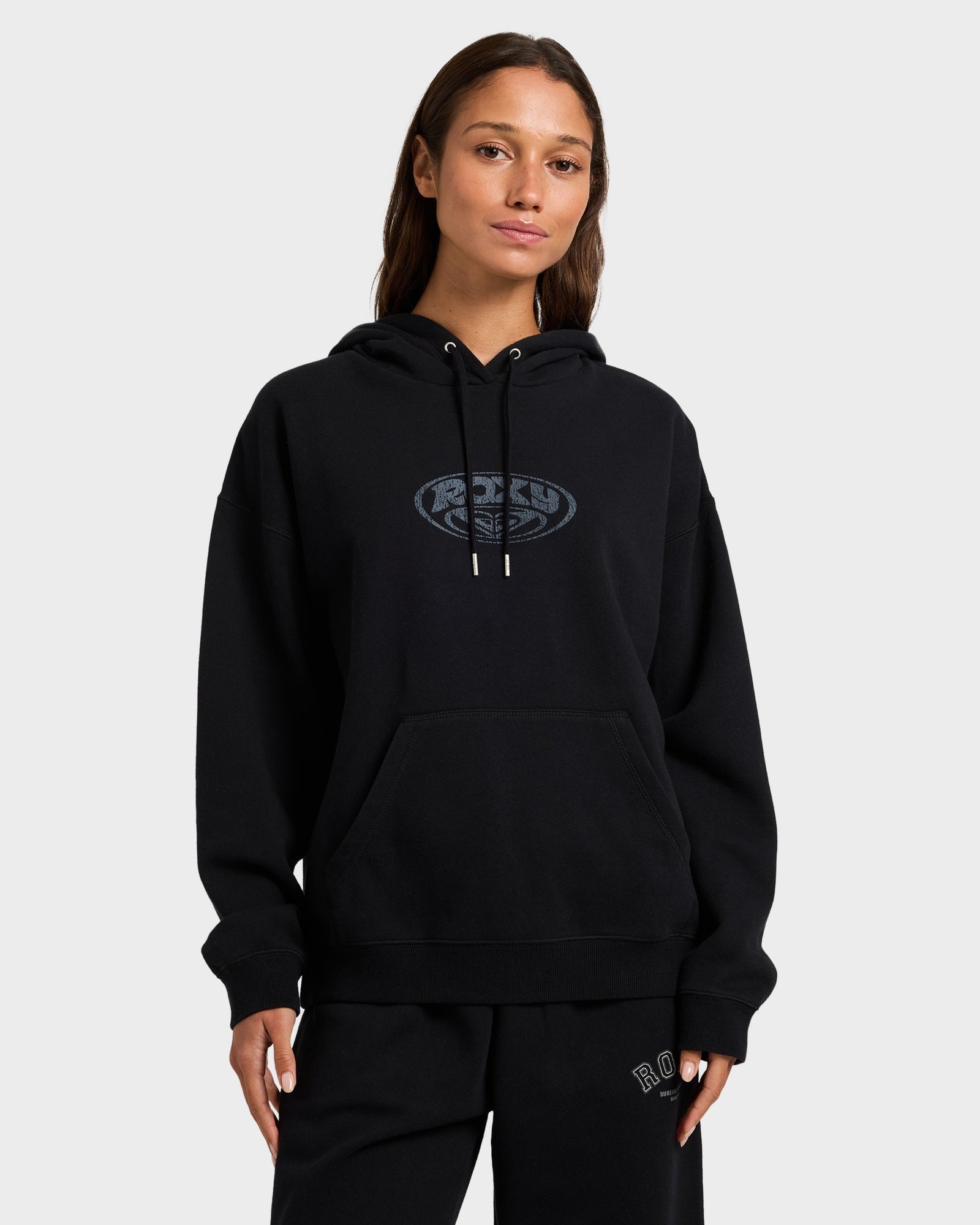 Womens Dreamy Days Hooded Jumper Black - Image 6