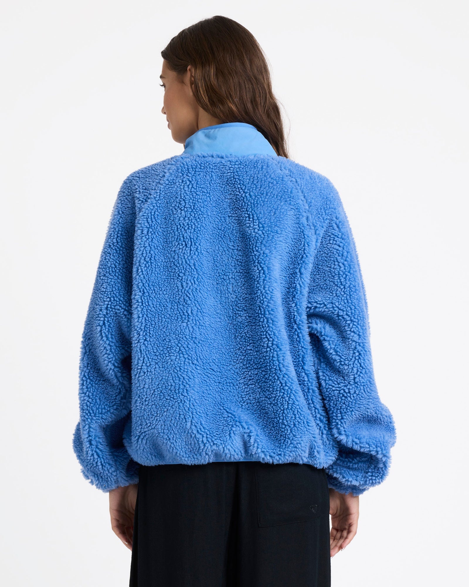 Womens Free Spirit Hooded Jumper Ashley Blue - Image 2