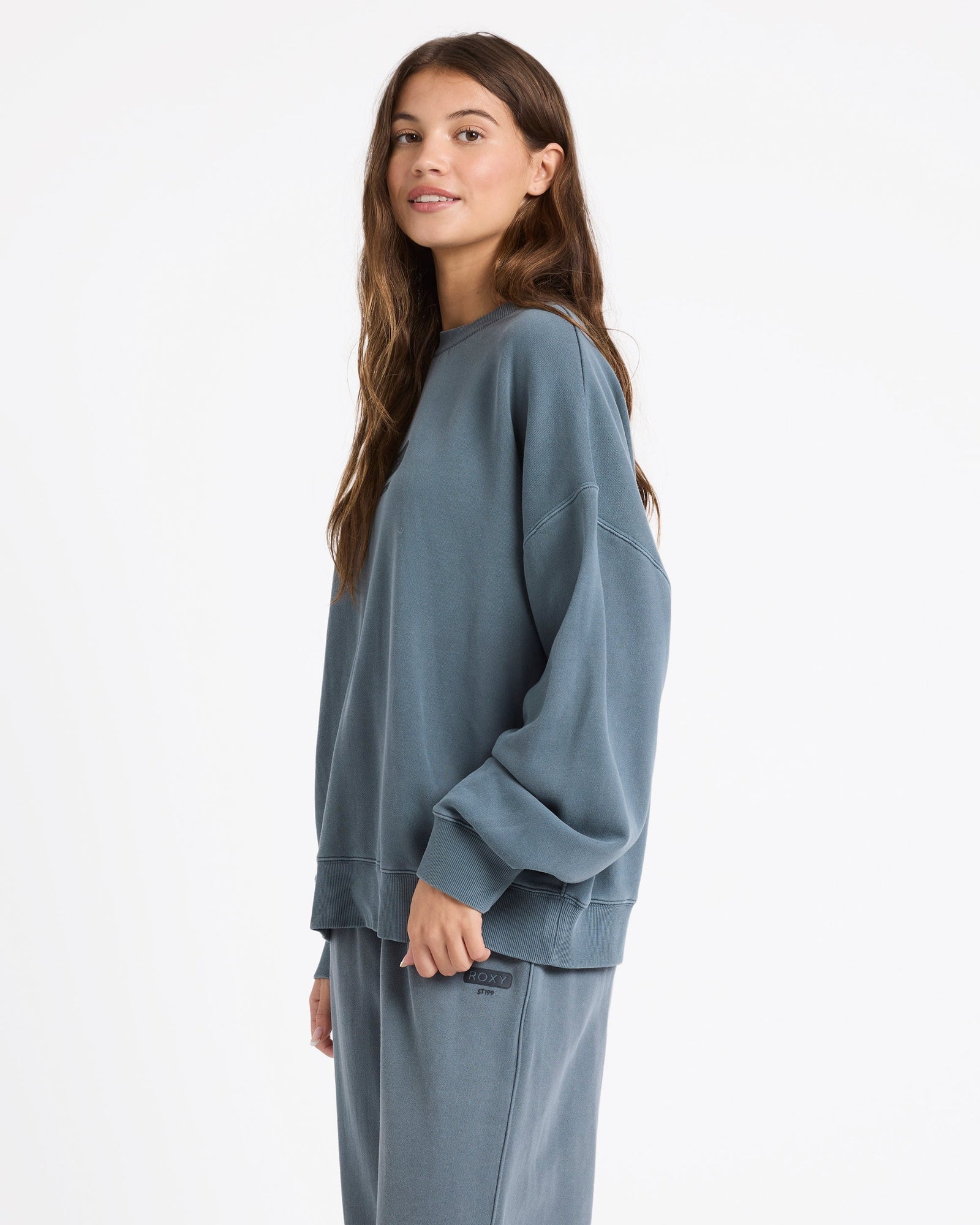 Womens Heading out Sweater Dark Slate - Image 3
