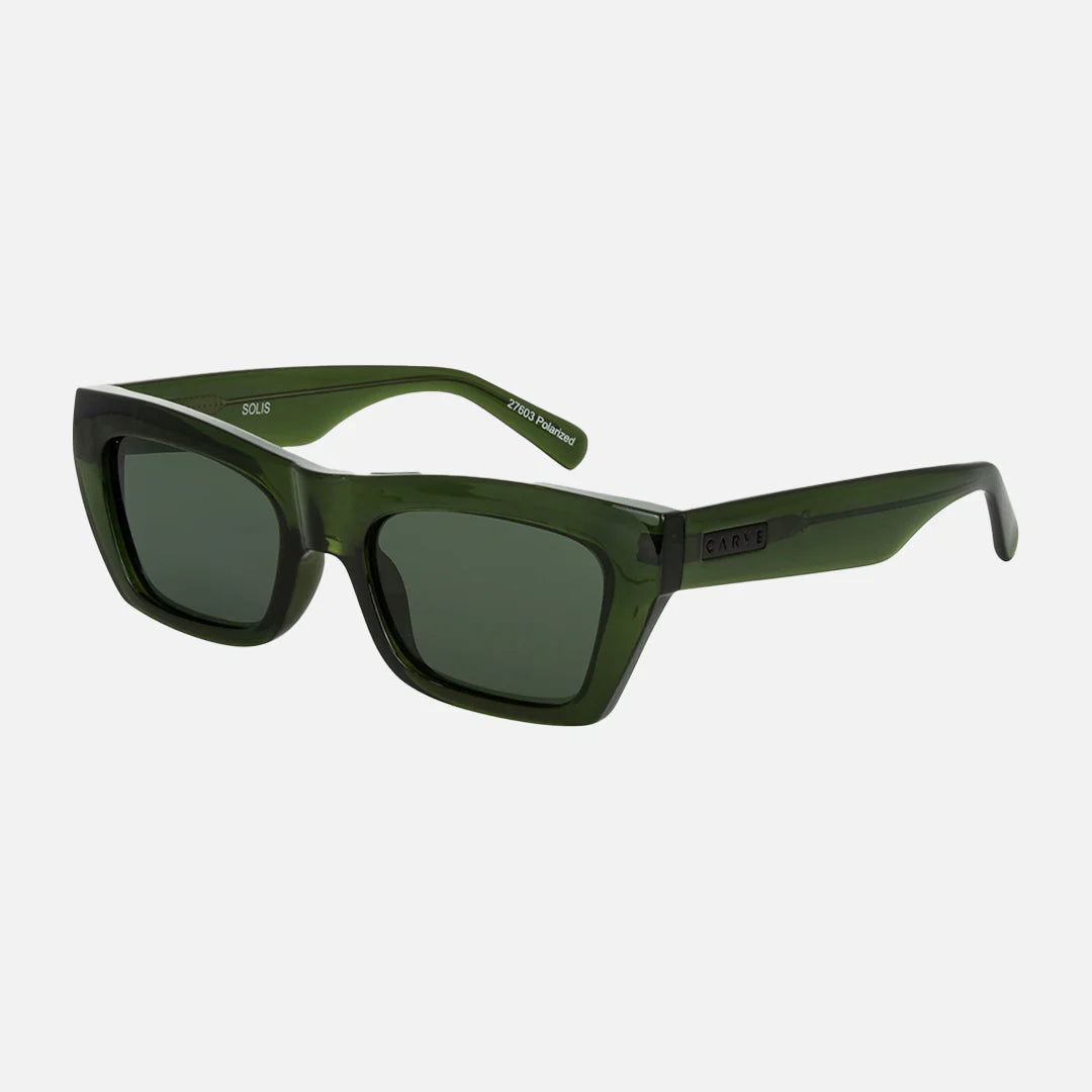 Solis Crystal Moss Green Frame Grey Lens - Image 1