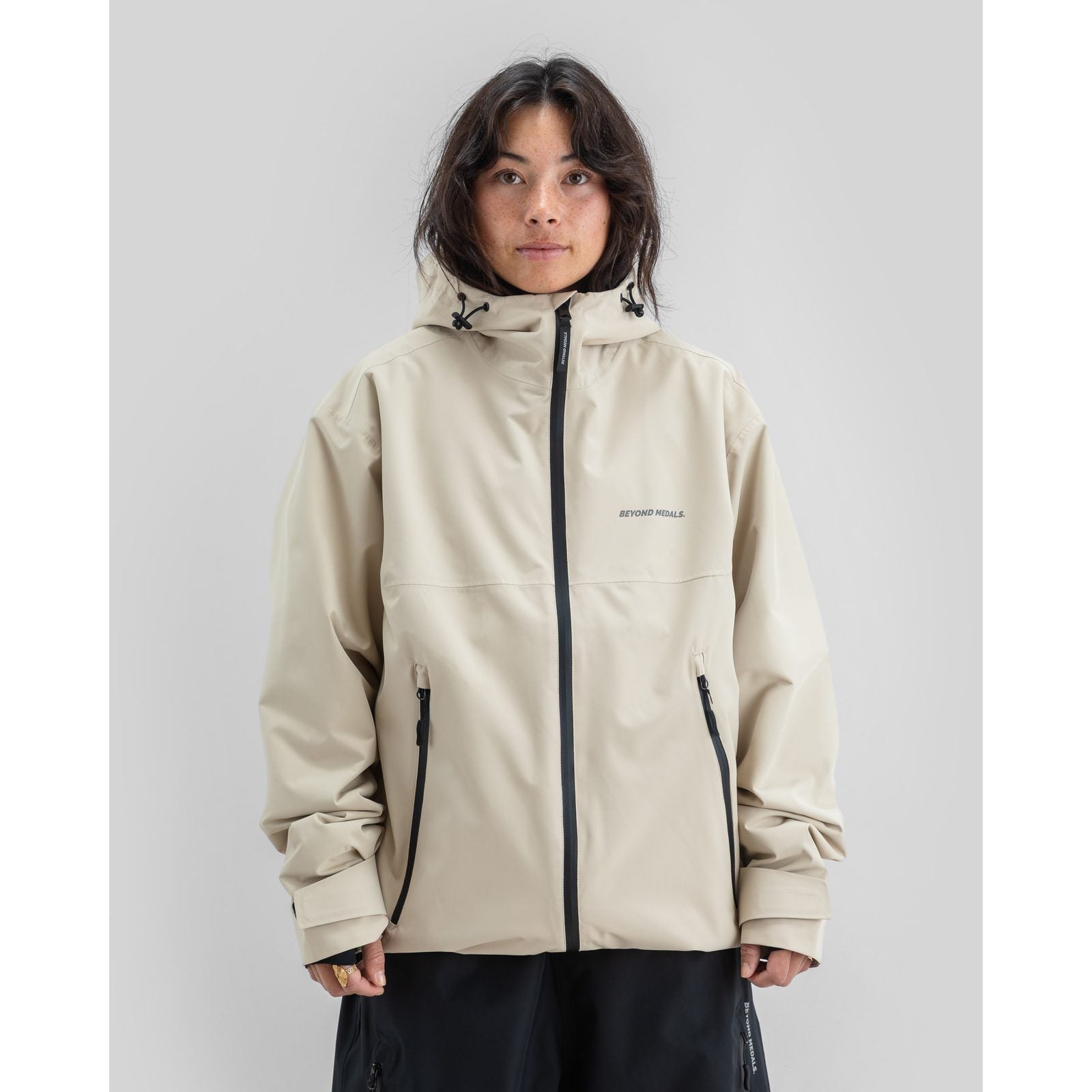 Park Snowboard Jacket 2L Beige - Image 2