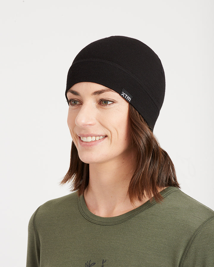 MERINO BEANIE II Black - Image 2