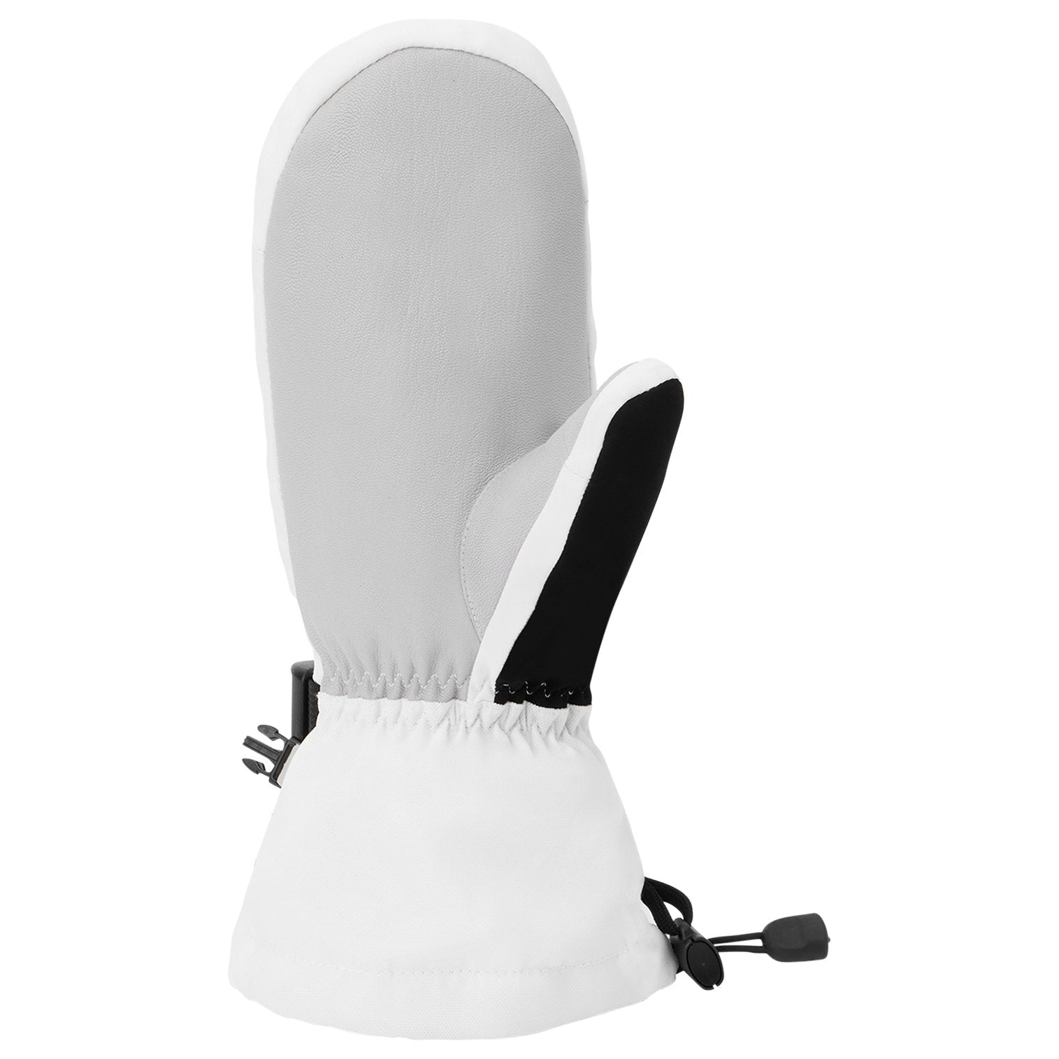 Womens Leather Sequoia 2.0 Dlx Gore-Tex Snowboard Mitts White - Image 2