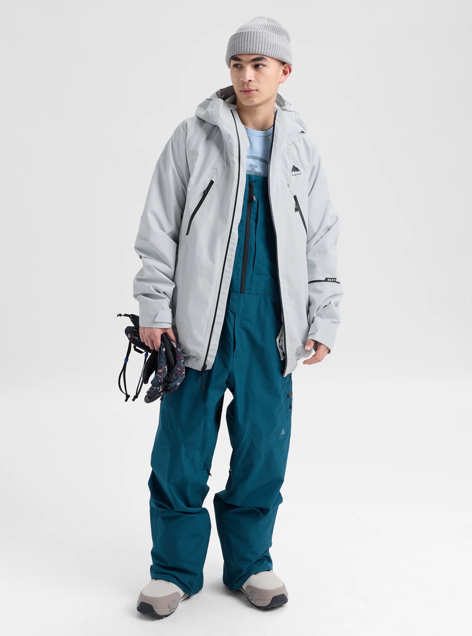 Mens Reserve Gore-Tex 2L Jacket Gray Cloud - Image 9