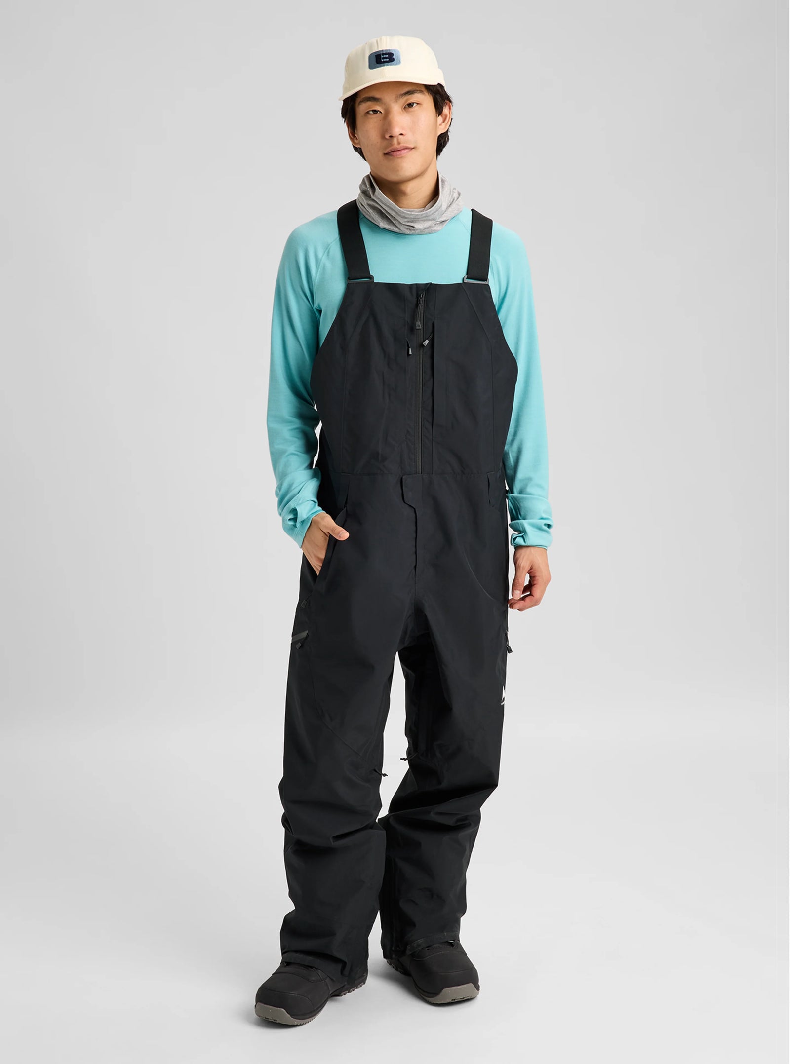 Mens Reserve Gore-Tex 2L Bib Pants True Black - Image 12