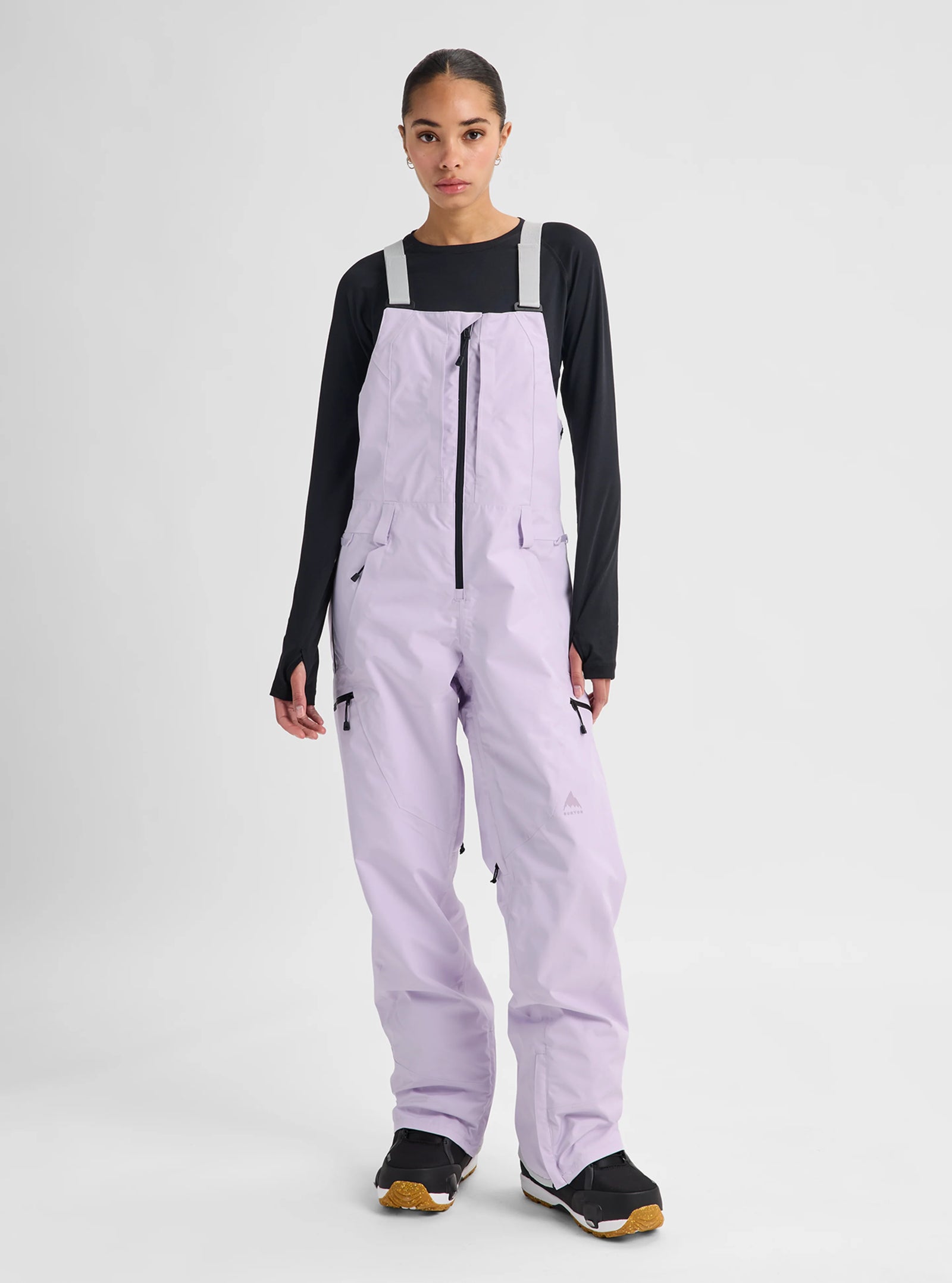 Womens Reserve Gore-Tex 2L Bib Pants Moondust Purple - Image 2