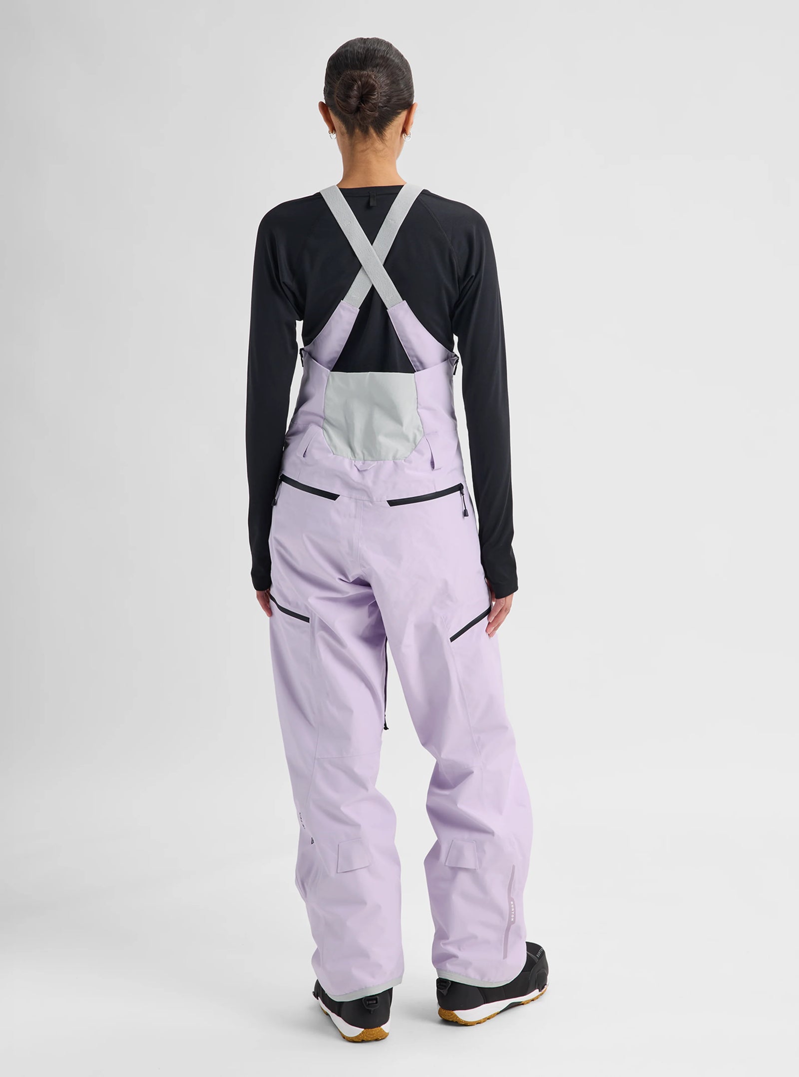Womens Reserve Gore-Tex 2L Bib Pants Moondust Purple - Image 3