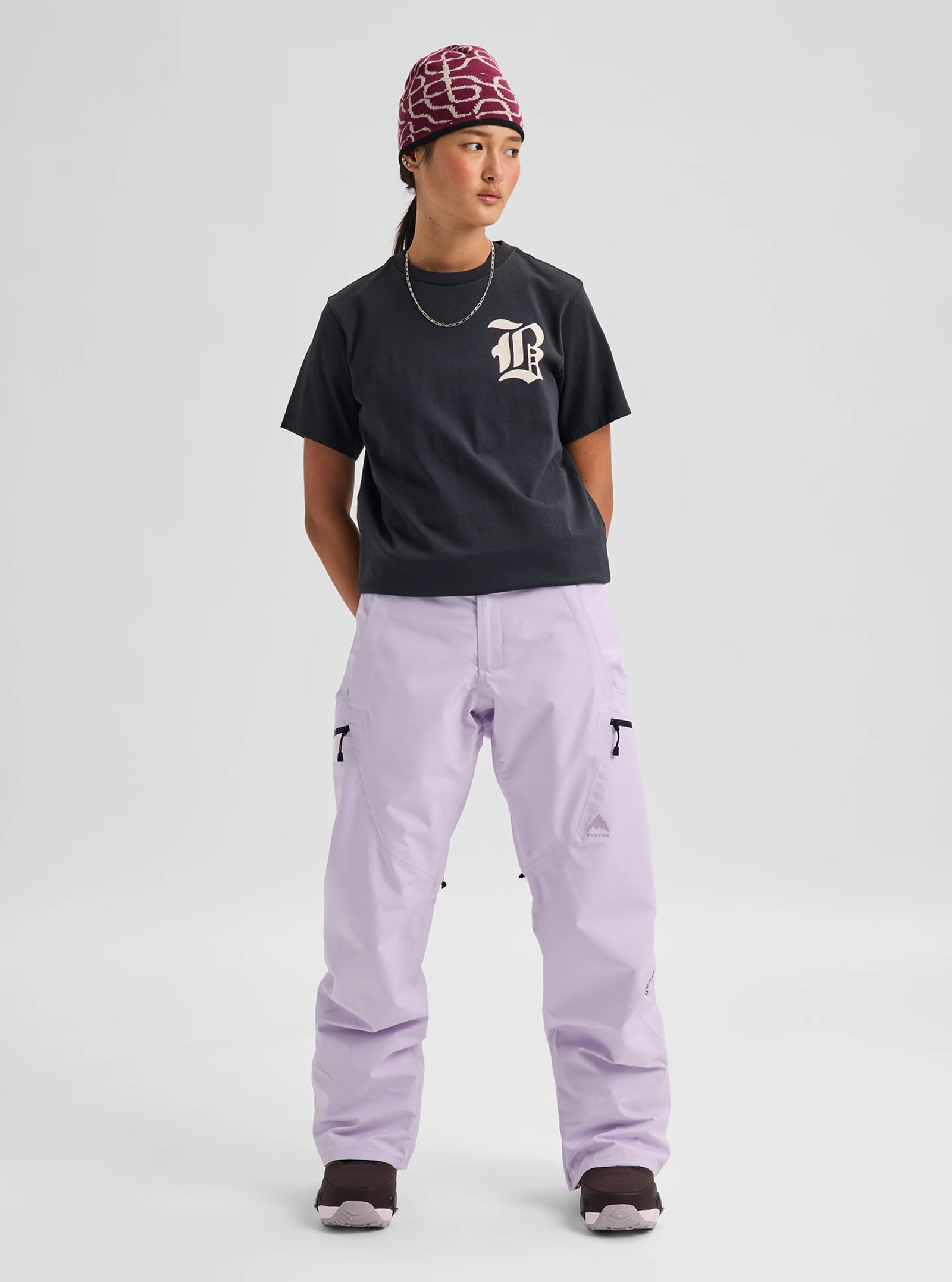 Womens Reserve Gore-Tex 2L Pants Moondust Purple - Image 9