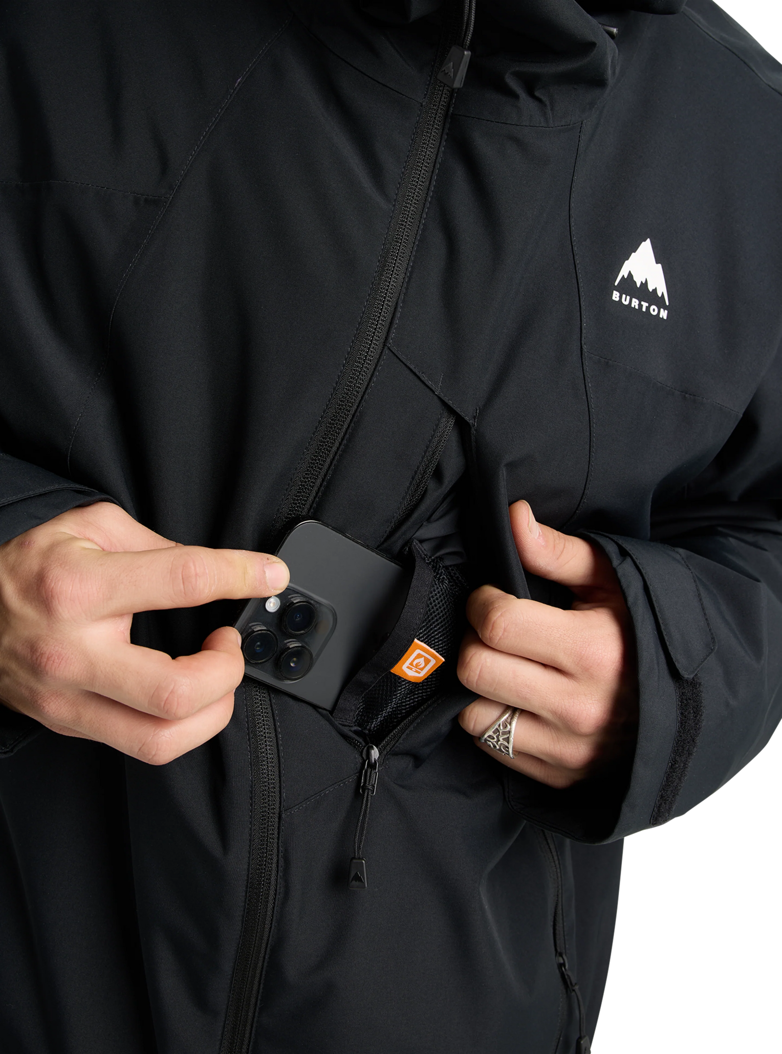 Mens Reserve 2L Insulated Jacket True Black - Image 7