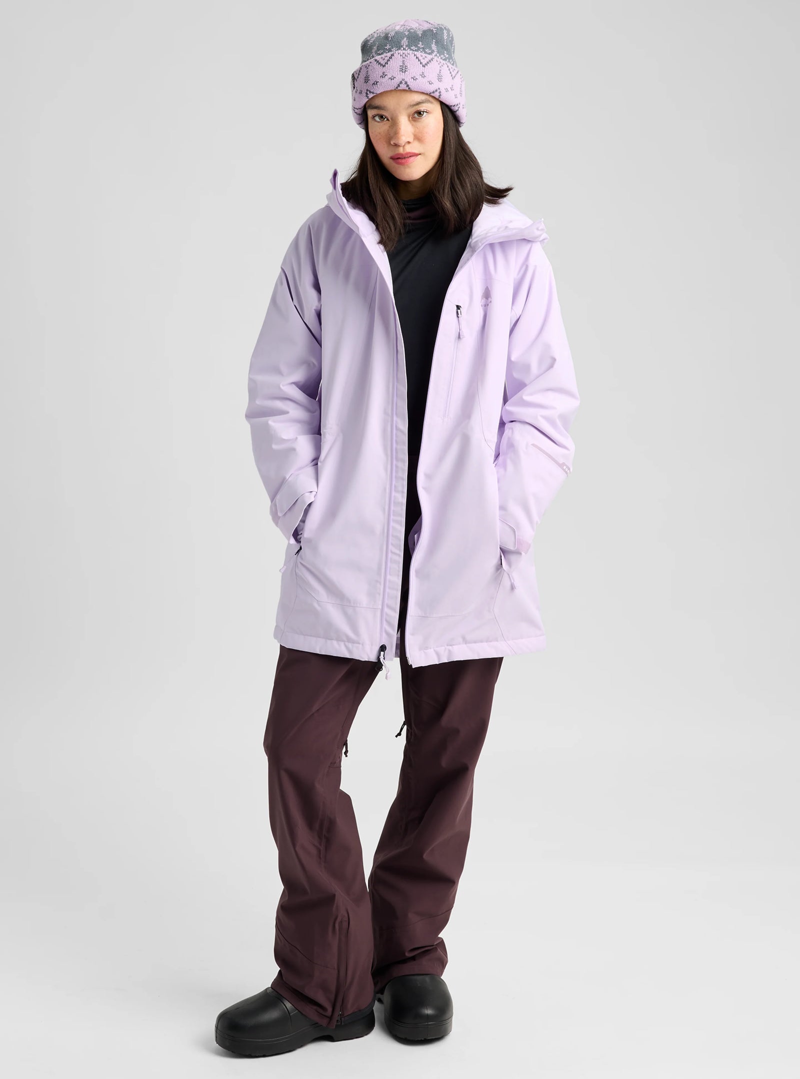 Womens Reserve 2L Insulated Jacket Moondust Purple - Image 7