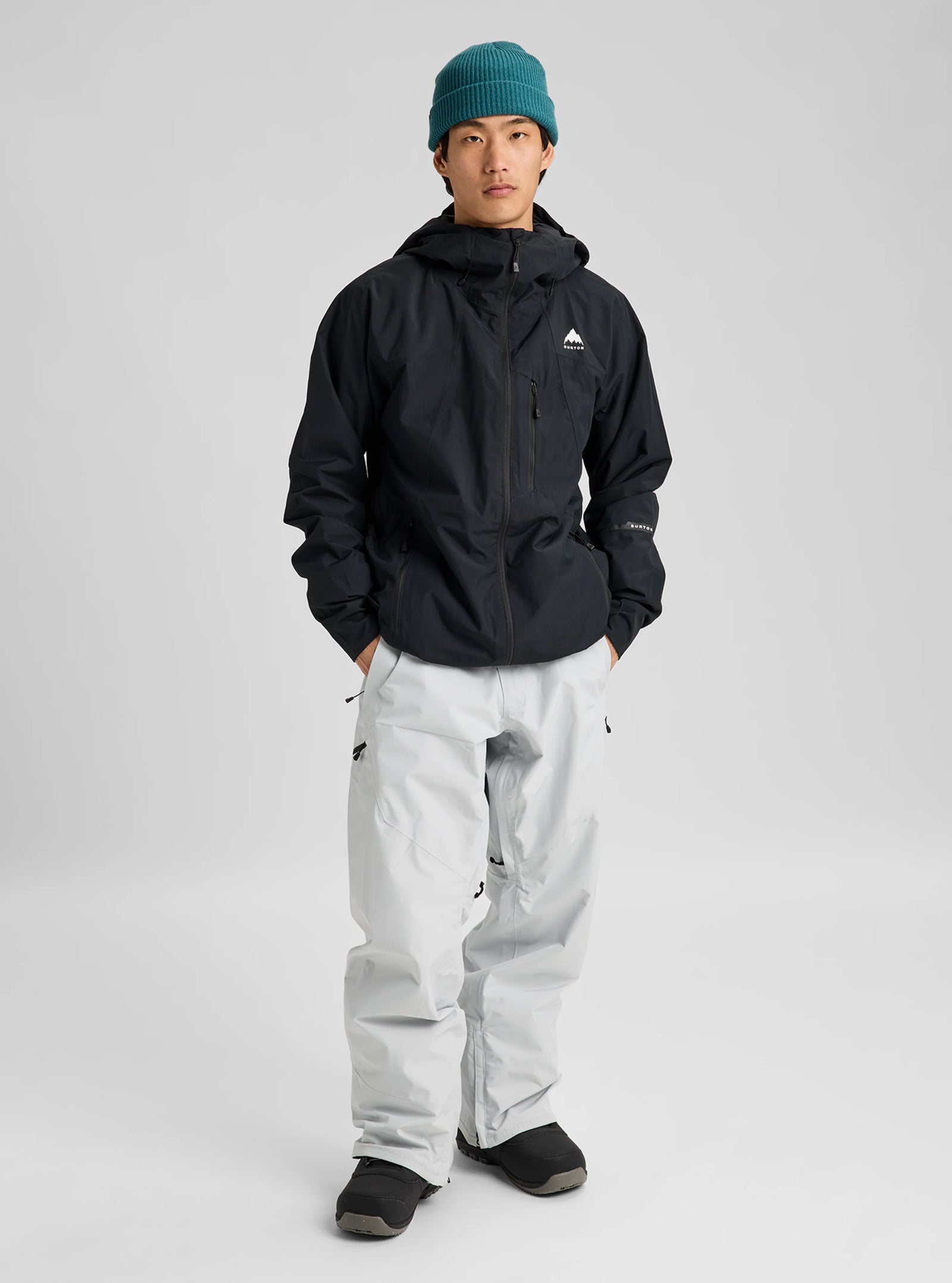 Mens Reserve 2L Jacket True Black - Image 9