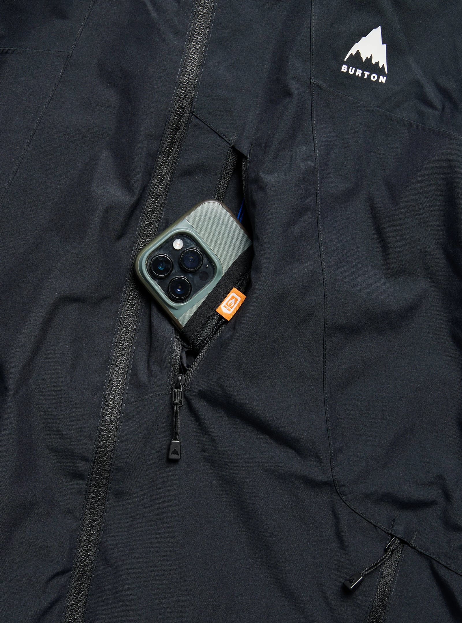 Mens Reserve 2L Jacket True Black - Image 4