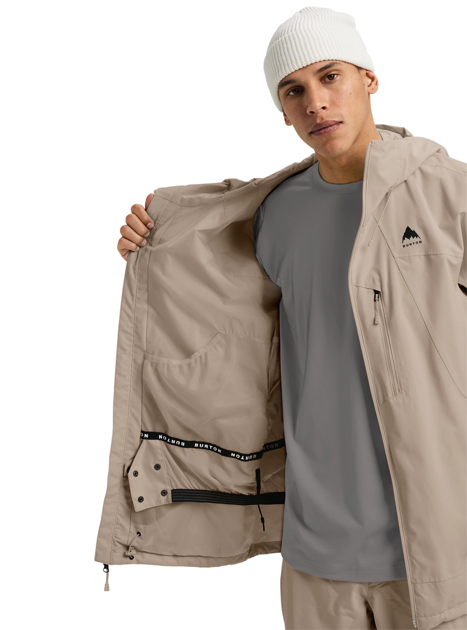 Mens Reserve 2L Jacket Summit Taupe - Image 18