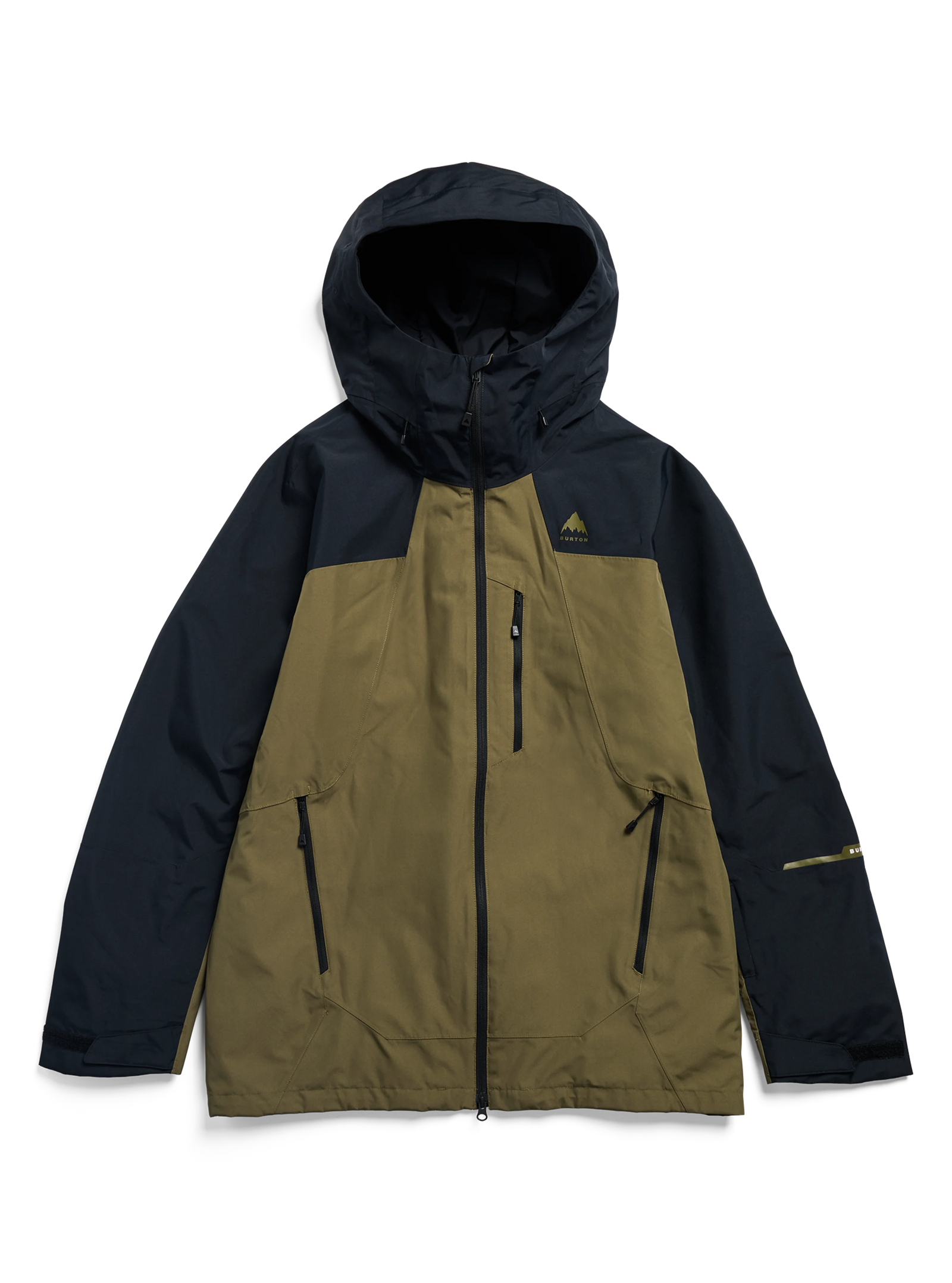 Mens Reserve 2L Jacket True Black/Dried Moss - Image 27