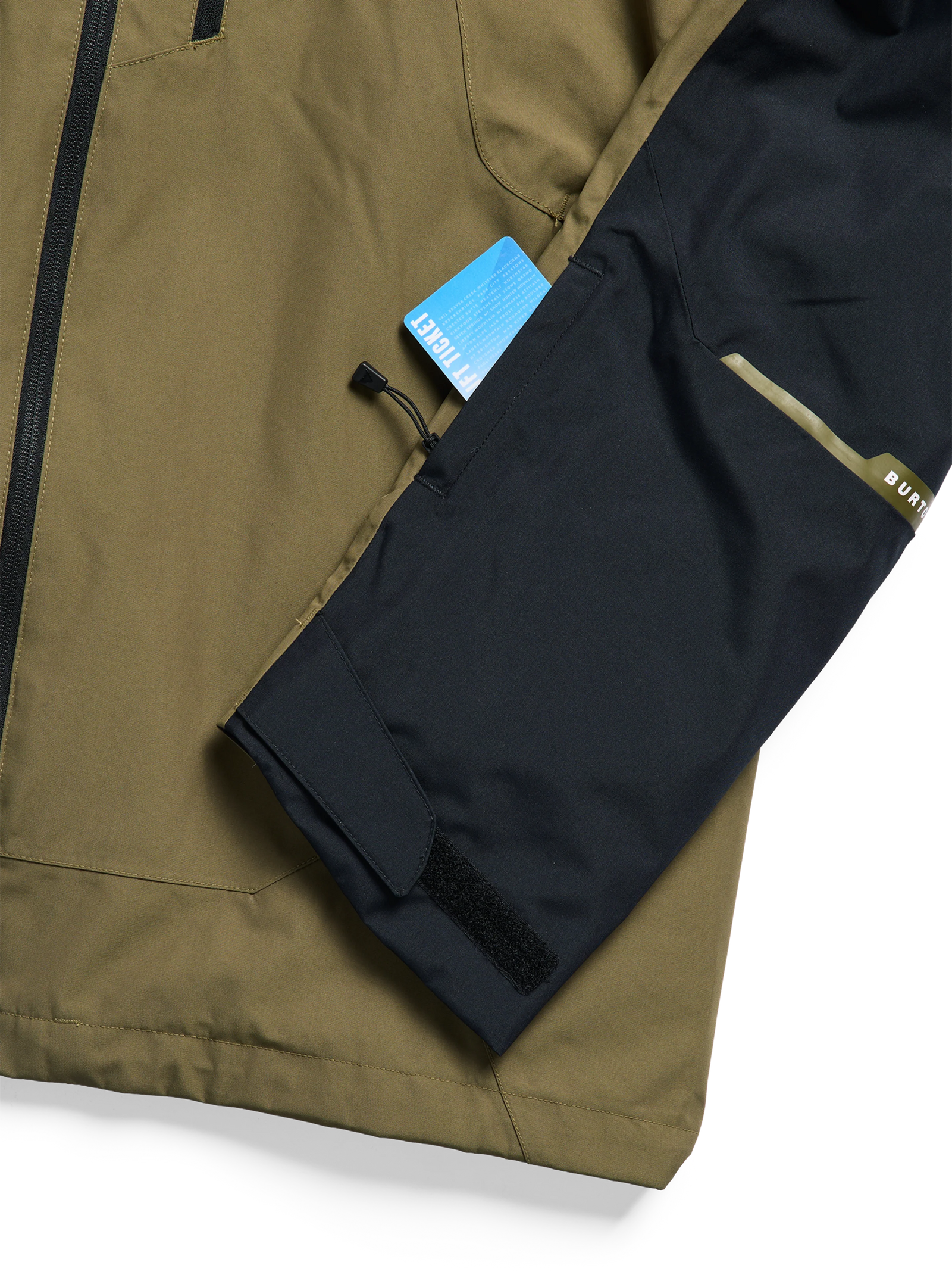 Mens Reserve 2L Jacket True Black/Dried Moss - Image 30