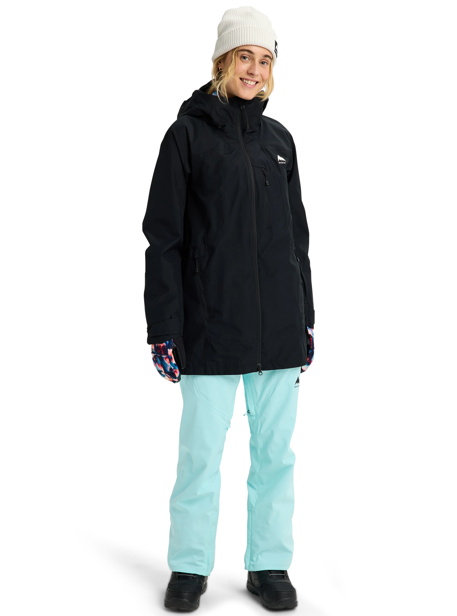Womens Reserve 2L Jacket True Black - Image 10