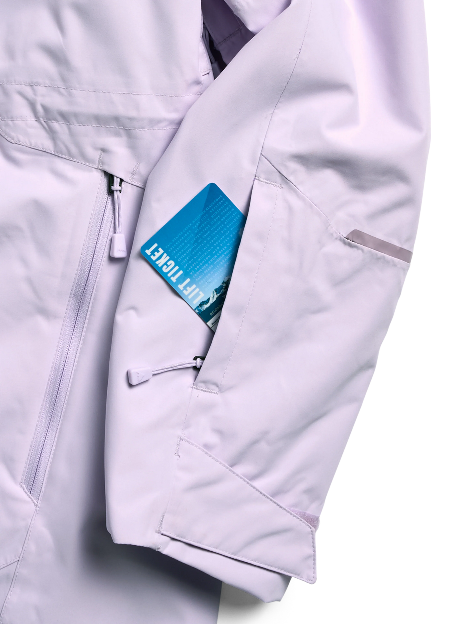 Womens Reserve 2L Jacket Moondust Purple - Image 14