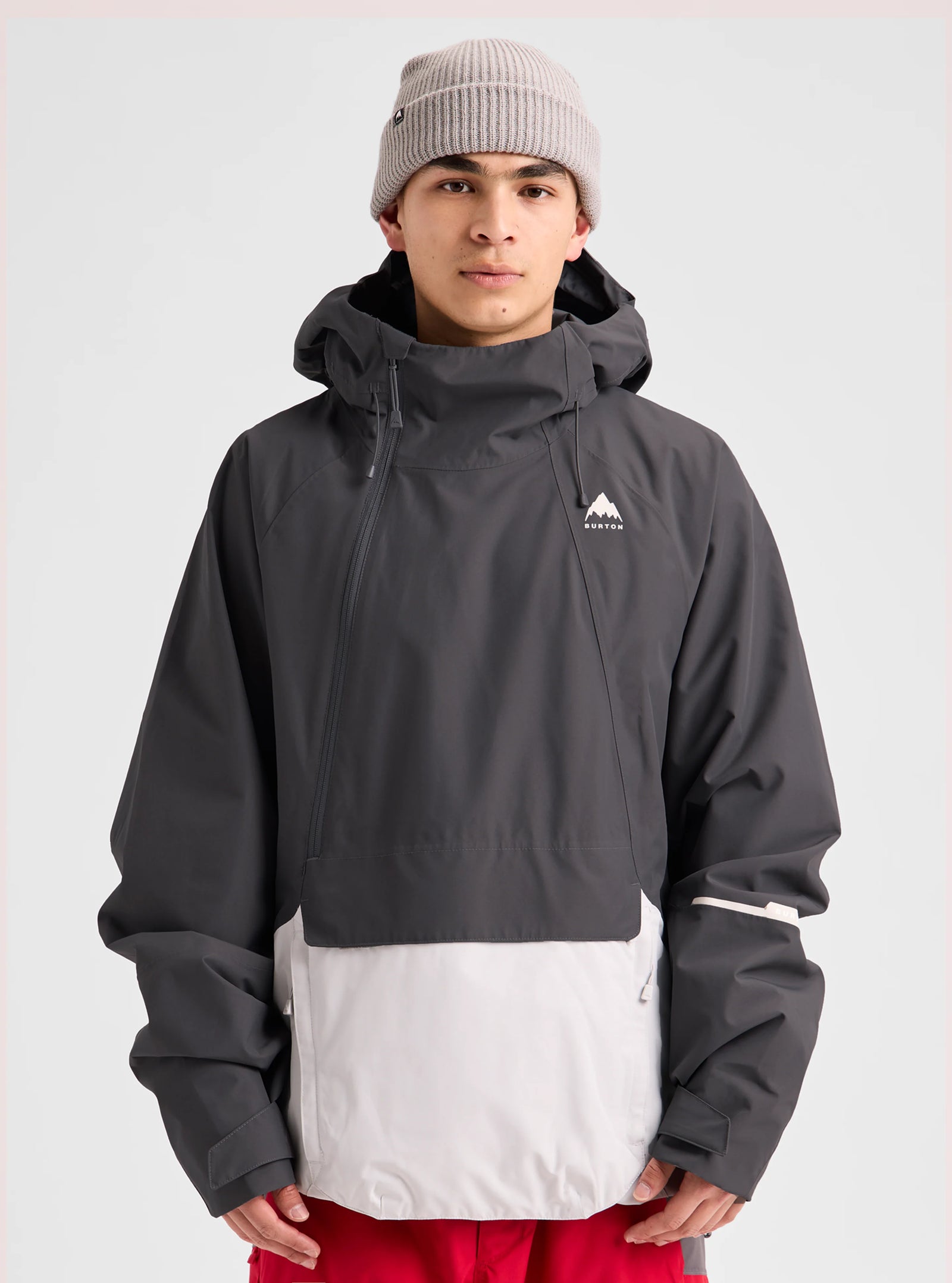 Mens Reserve 2L Relaxed Anorak Jacket Gotham Gray / Gray Cloud - Image 2