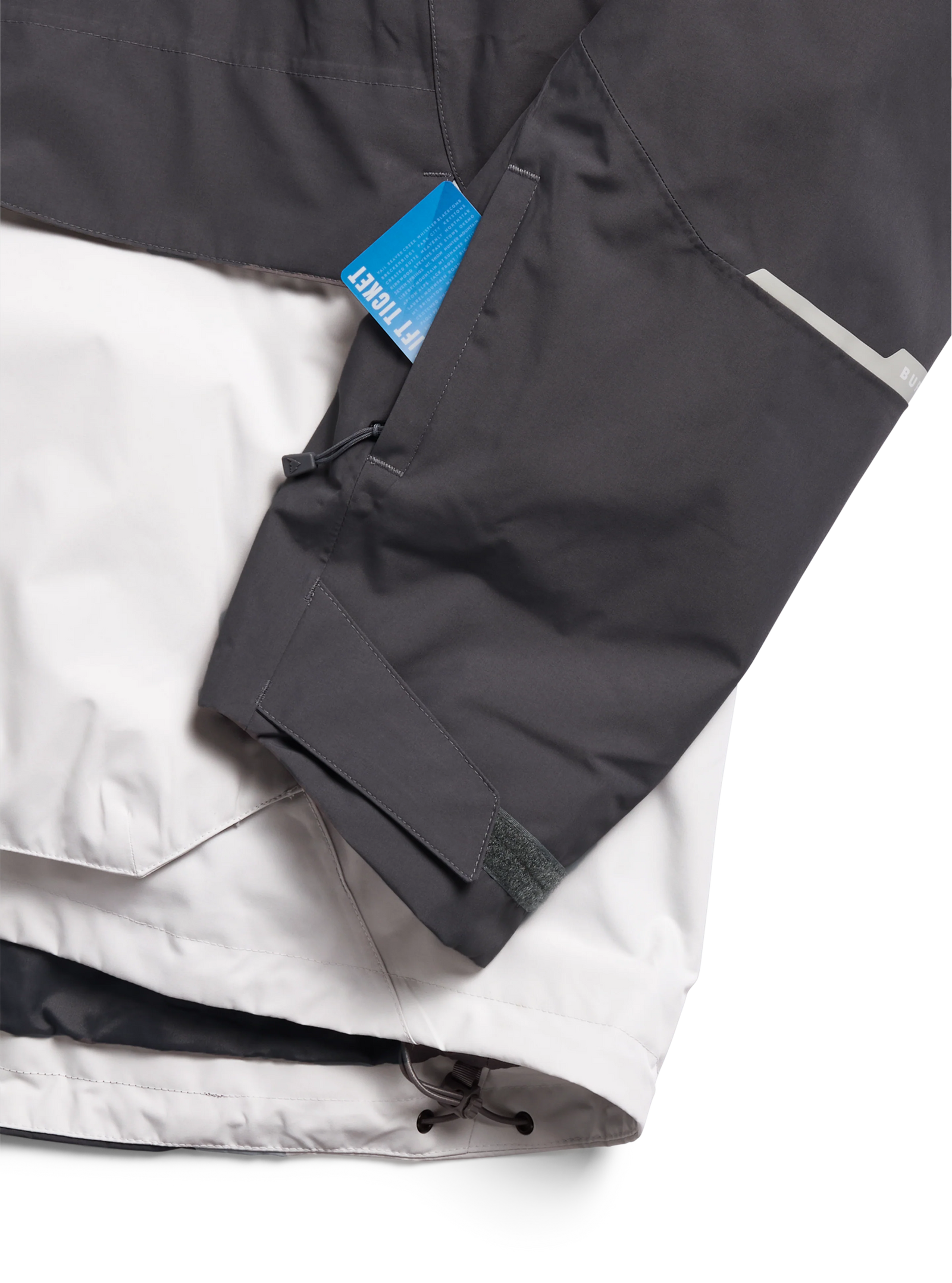 Mens Reserve 2L Relaxed Anorak Jacket Gotham Gray / Gray Cloud - Image 4