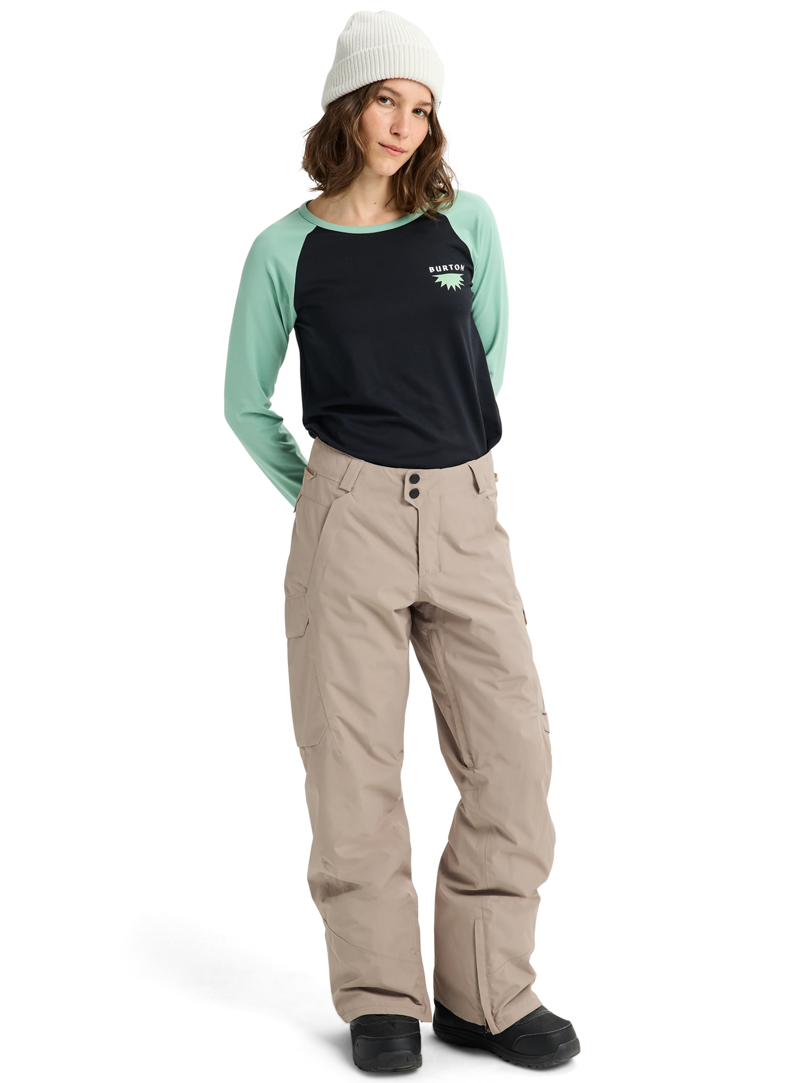 Womens Reserve 2L Insulated Pants Summit Taupe - Image 8