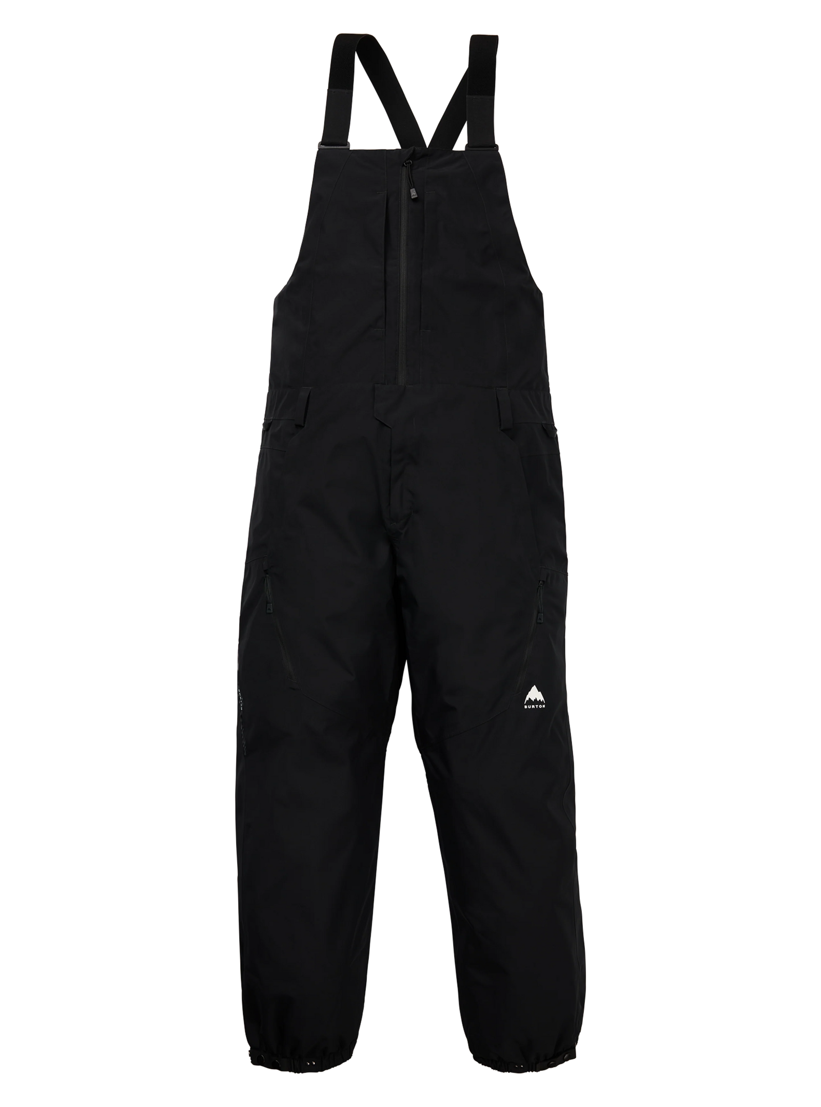 Mens Reserve 2L Relaxed Bib Pants True Black - Image 1