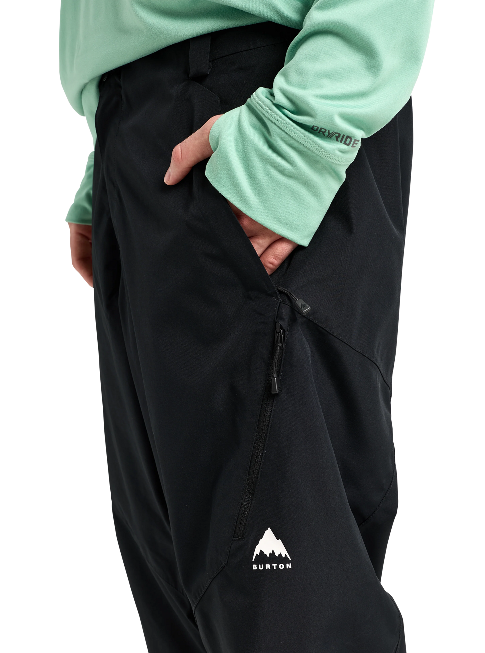 Mens Reserve 2L Relaxed Pants True Black - Image 7