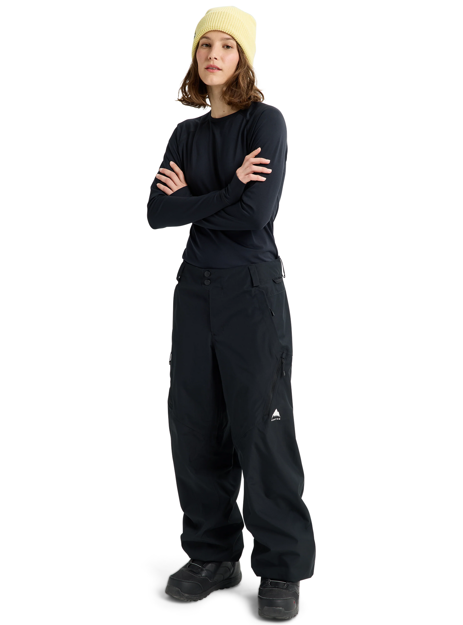 Womens Reserve 2L Relaxed Pants True Black - Image 8