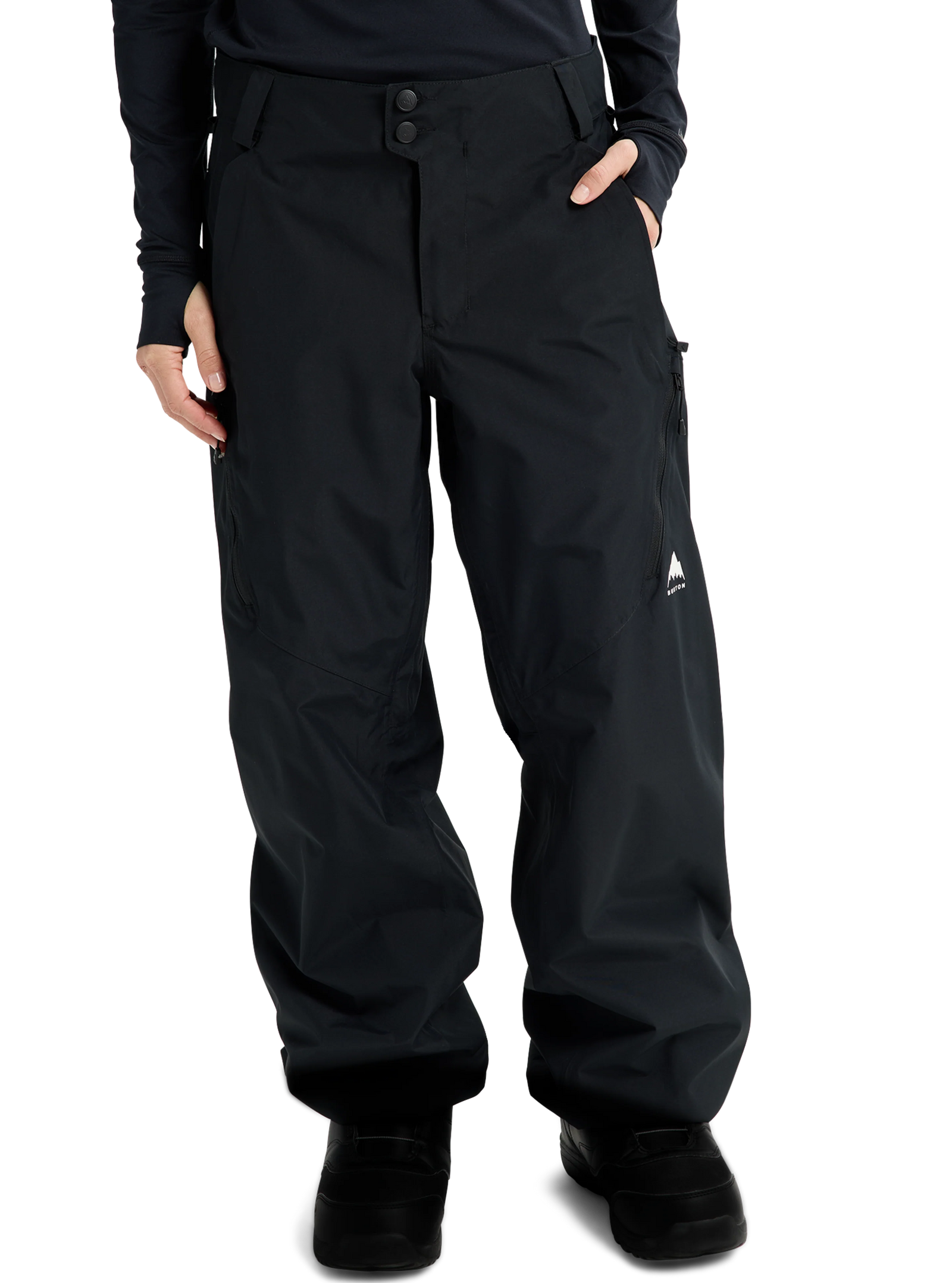 Womens Reserve 2L Relaxed Pants True Black - Image 2