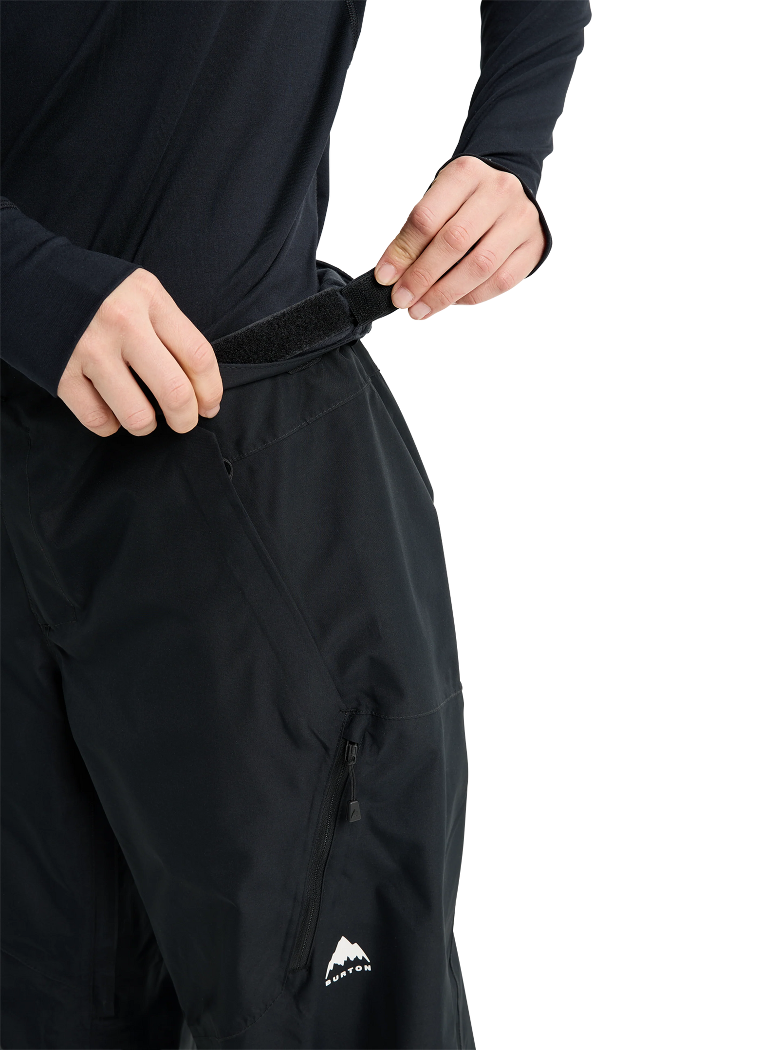 Womens Reserve 2L Relaxed Pants True Black - Image 4