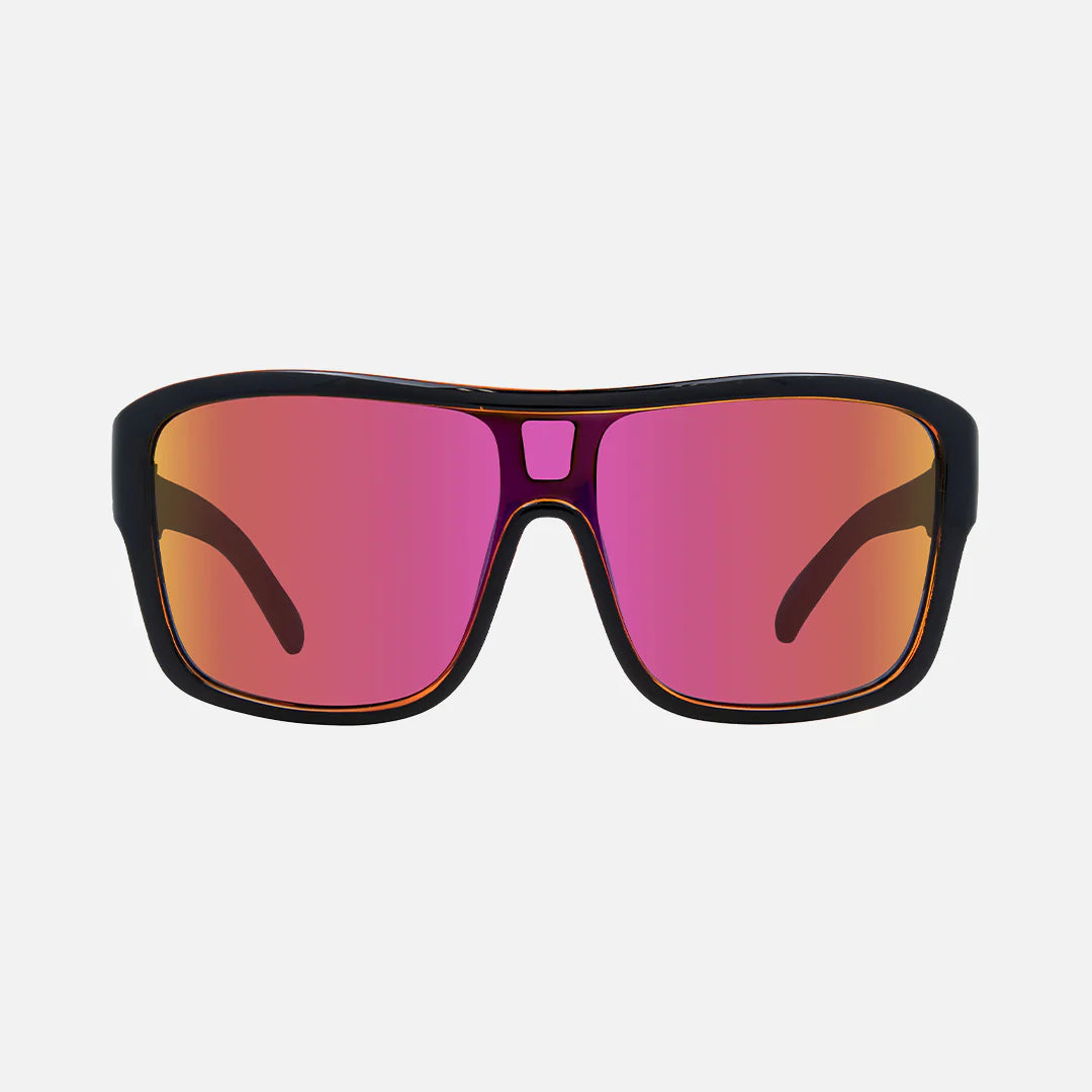 Anchor Beard Gloss Black Outer Frame Orange Crystal inner Trims, Orange Lens - Image 2