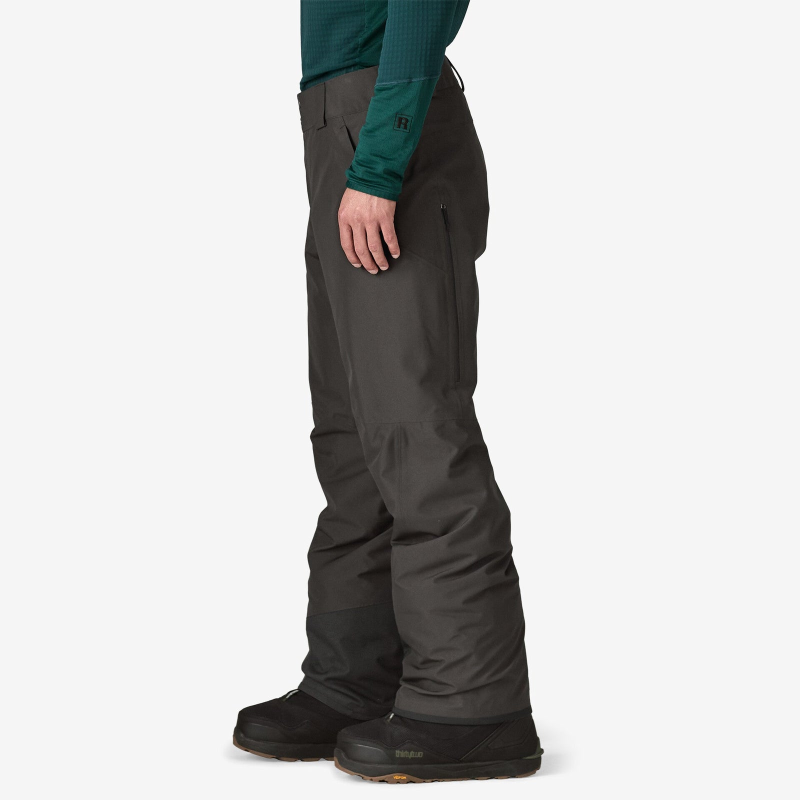 Mens Insulated Powder Town Pants Black - Image 4