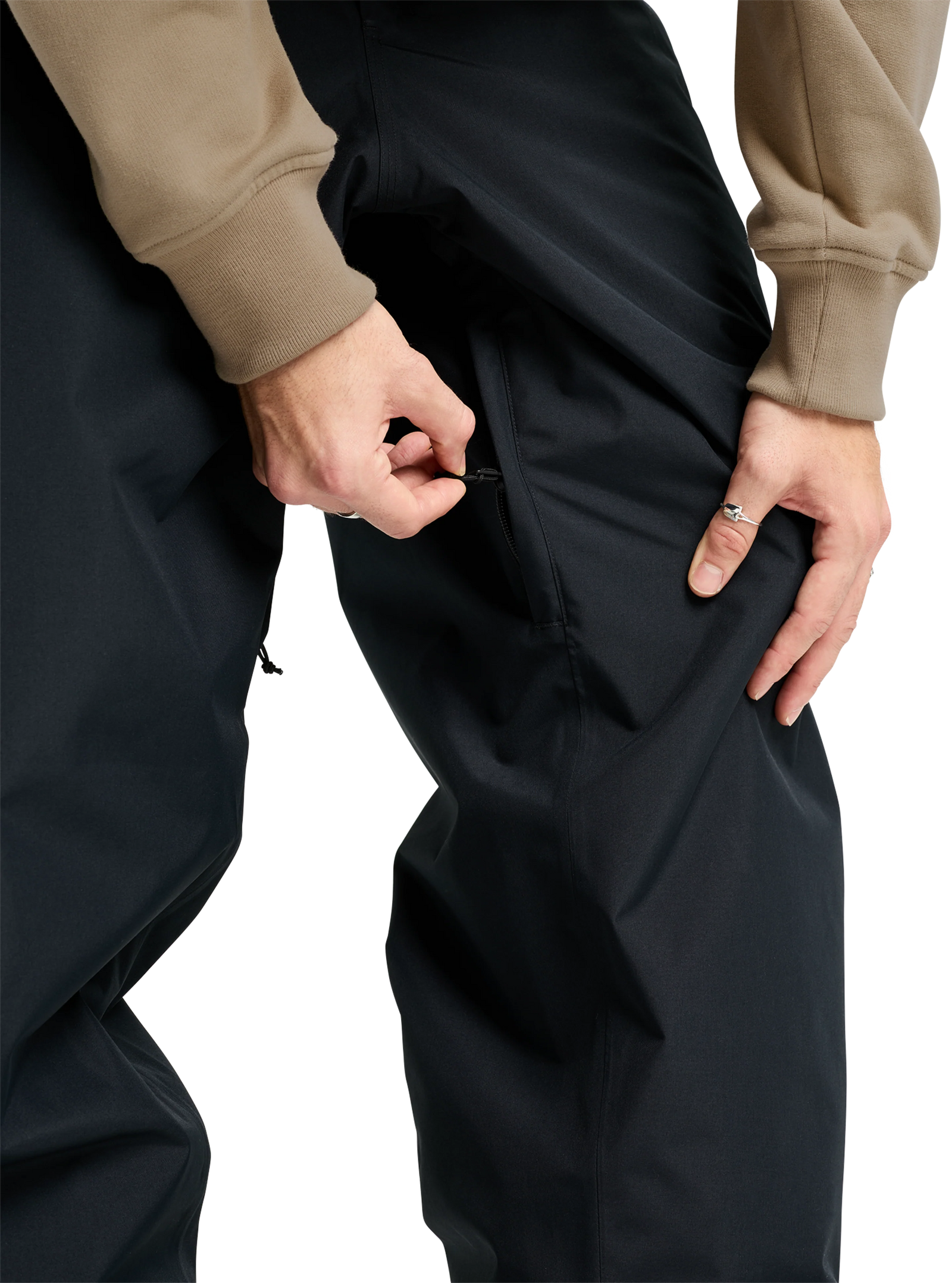 Mens Reserve 2L Baggy Pant True Black - Image 6