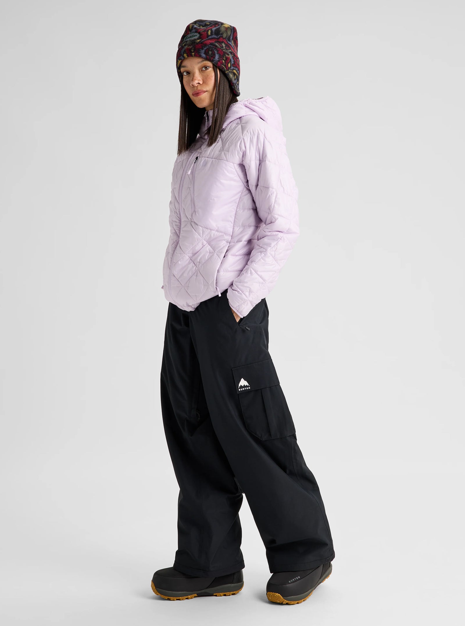 Womens Reserve 2L Baggy Pant True Black - Image 8