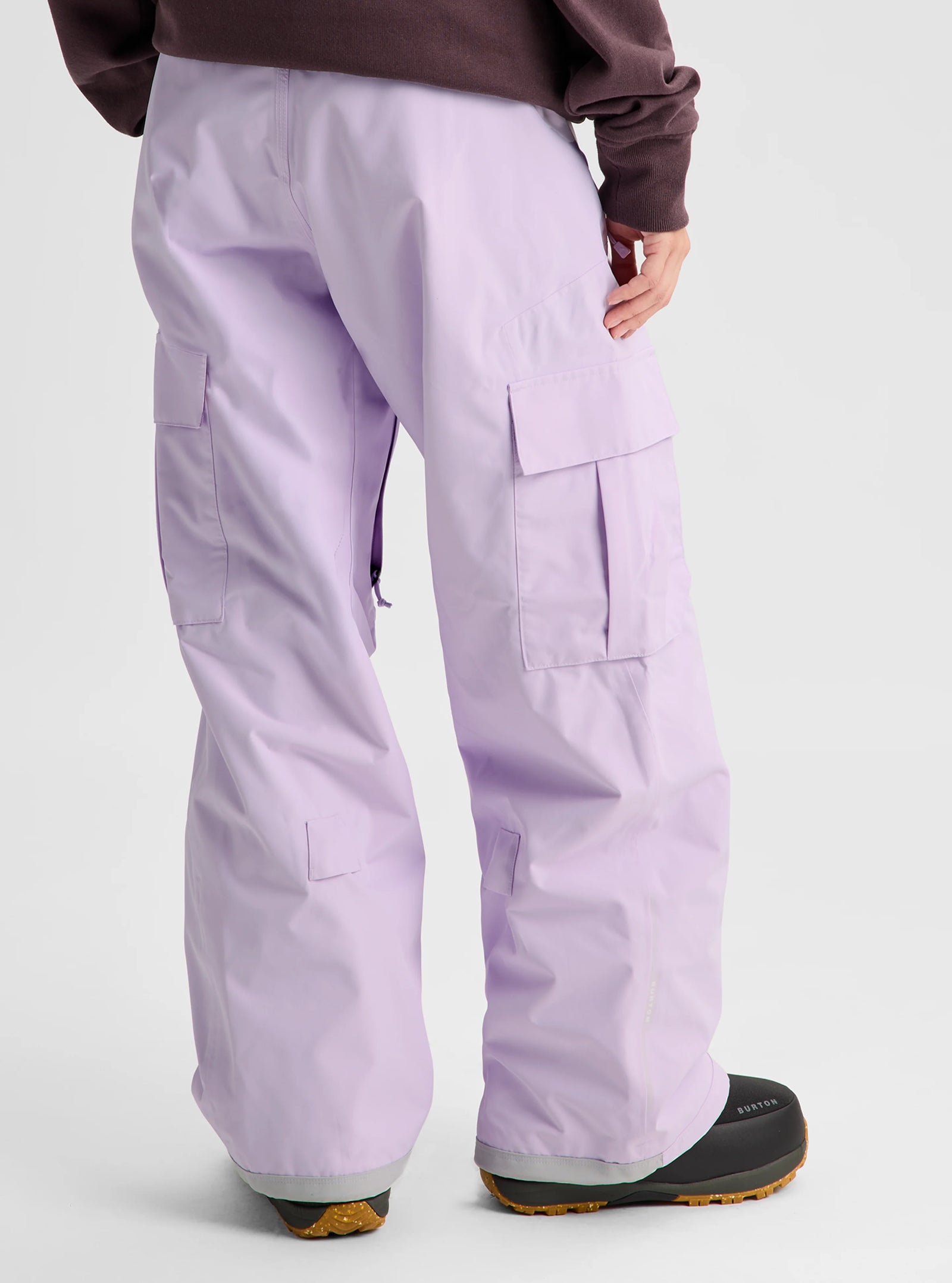 Womens Reserve 2L Baggy Pant Moondust Purple - Image 11