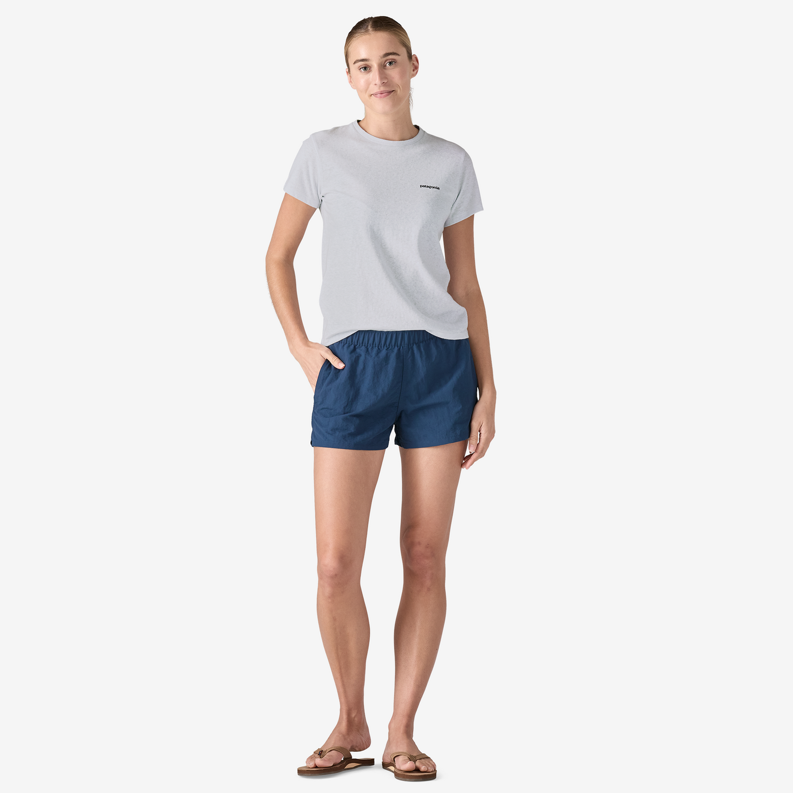 Womens P-6 Logo Responsibili-Tee T Shirt White - Image 4