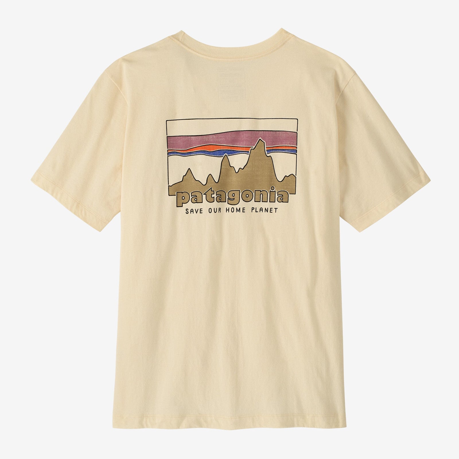 Mens '73 Skyline T Shirt Undyed Natural - Image 1
