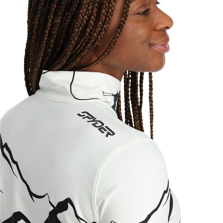 Womens Figure 8 Half Zip Zip T-Neck