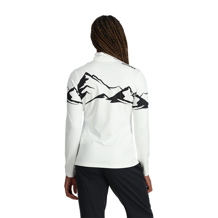 Womens Figure 8 Half Zip Zip T-Neck