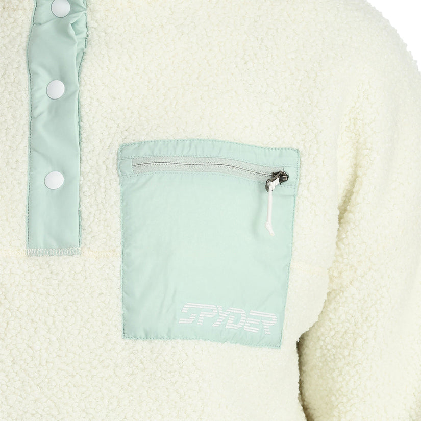 Womens Cloud Pullover Fleece Jacket