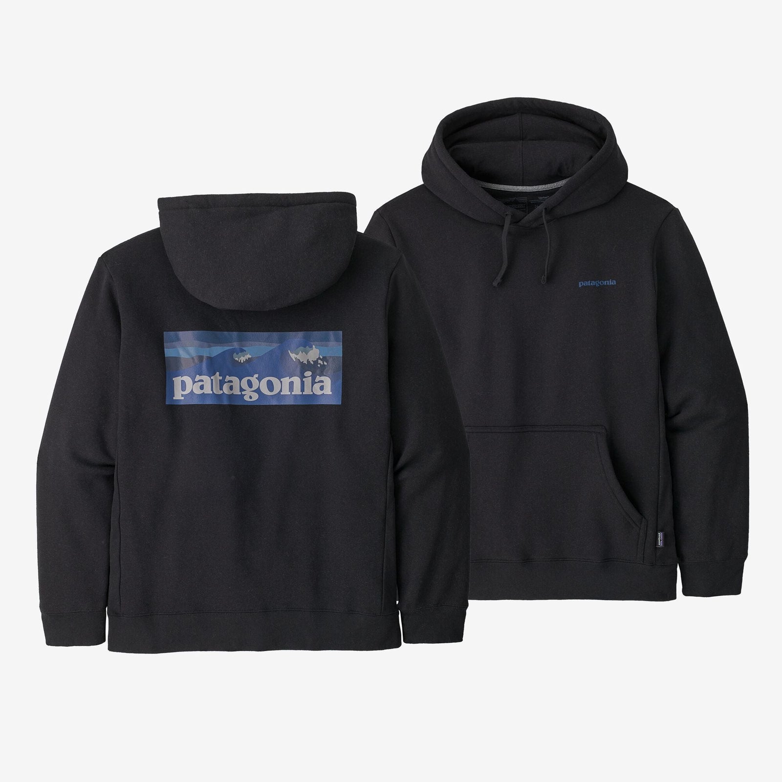 Mens Boardshort Logo Uprisal Hoody Ink Black - Image 1