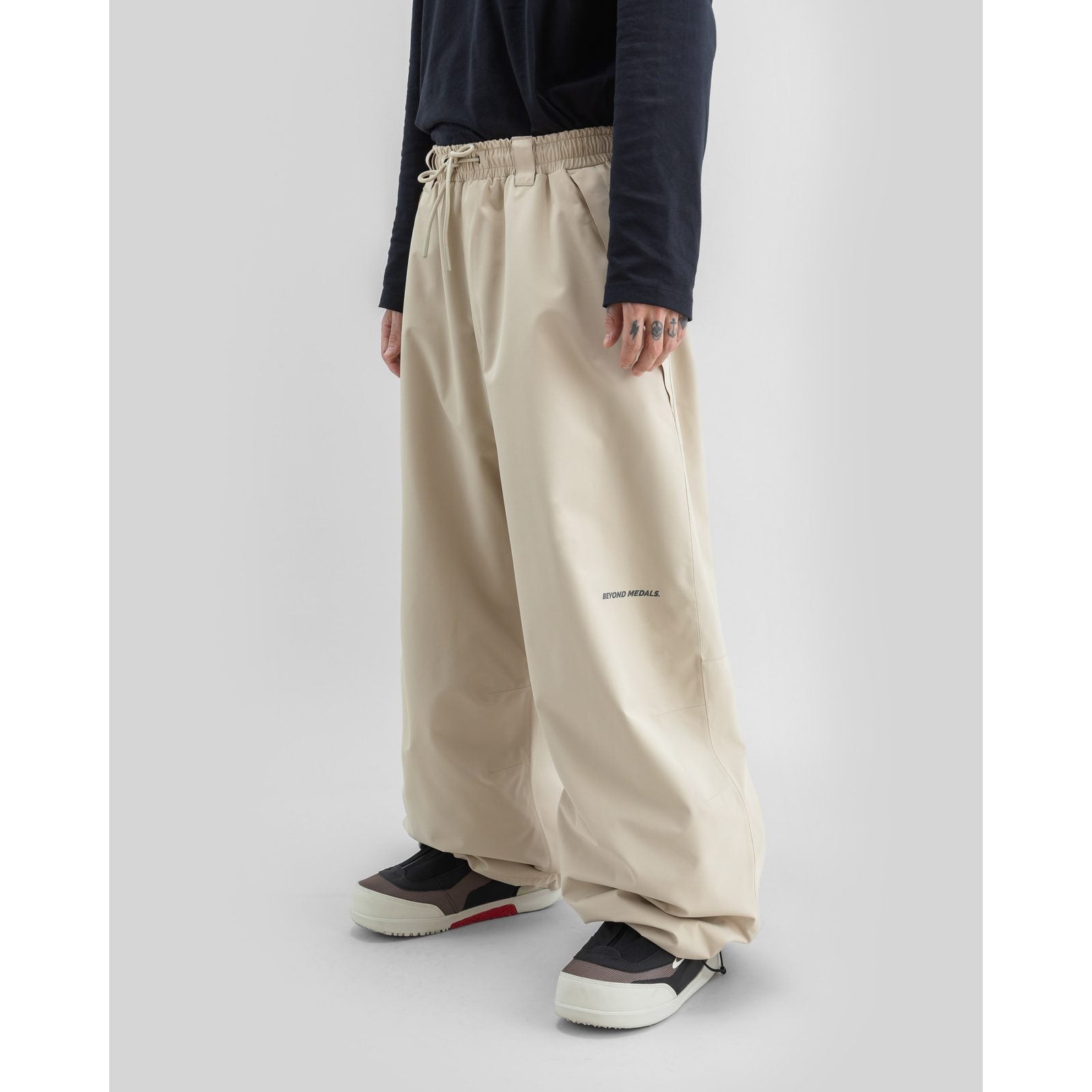 Park Snowboard Snowboard Pants Beige - Image 3
