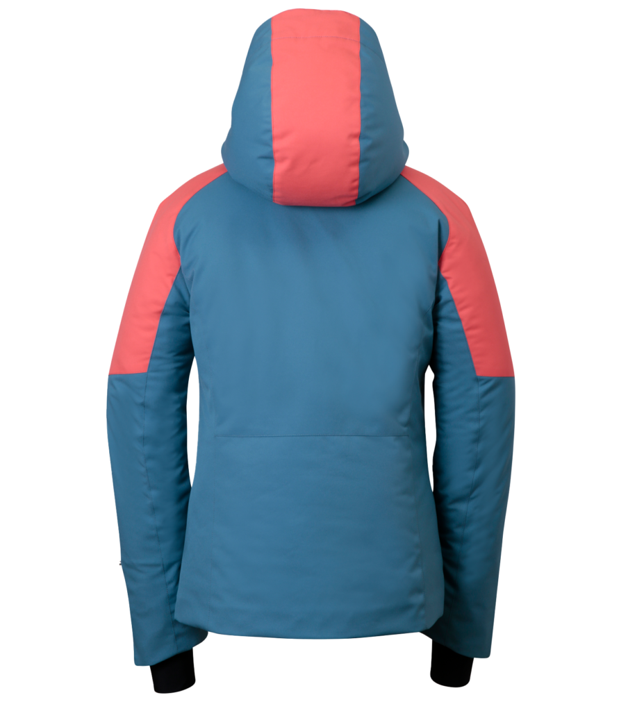 Asymmetry Bicolor Ladies Ski Jacket