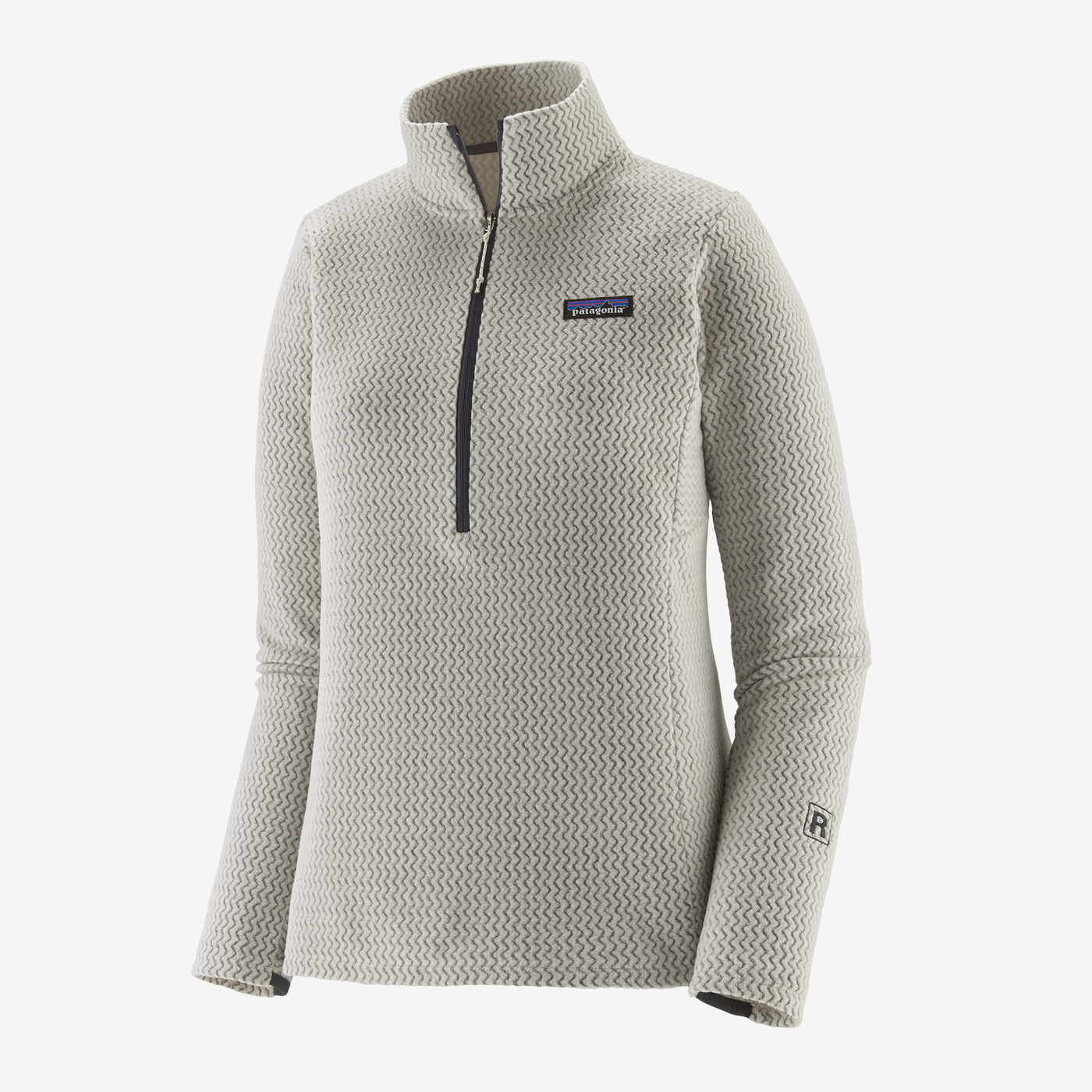 Womens R1® Air Zip-Neck Birch White - Image 1