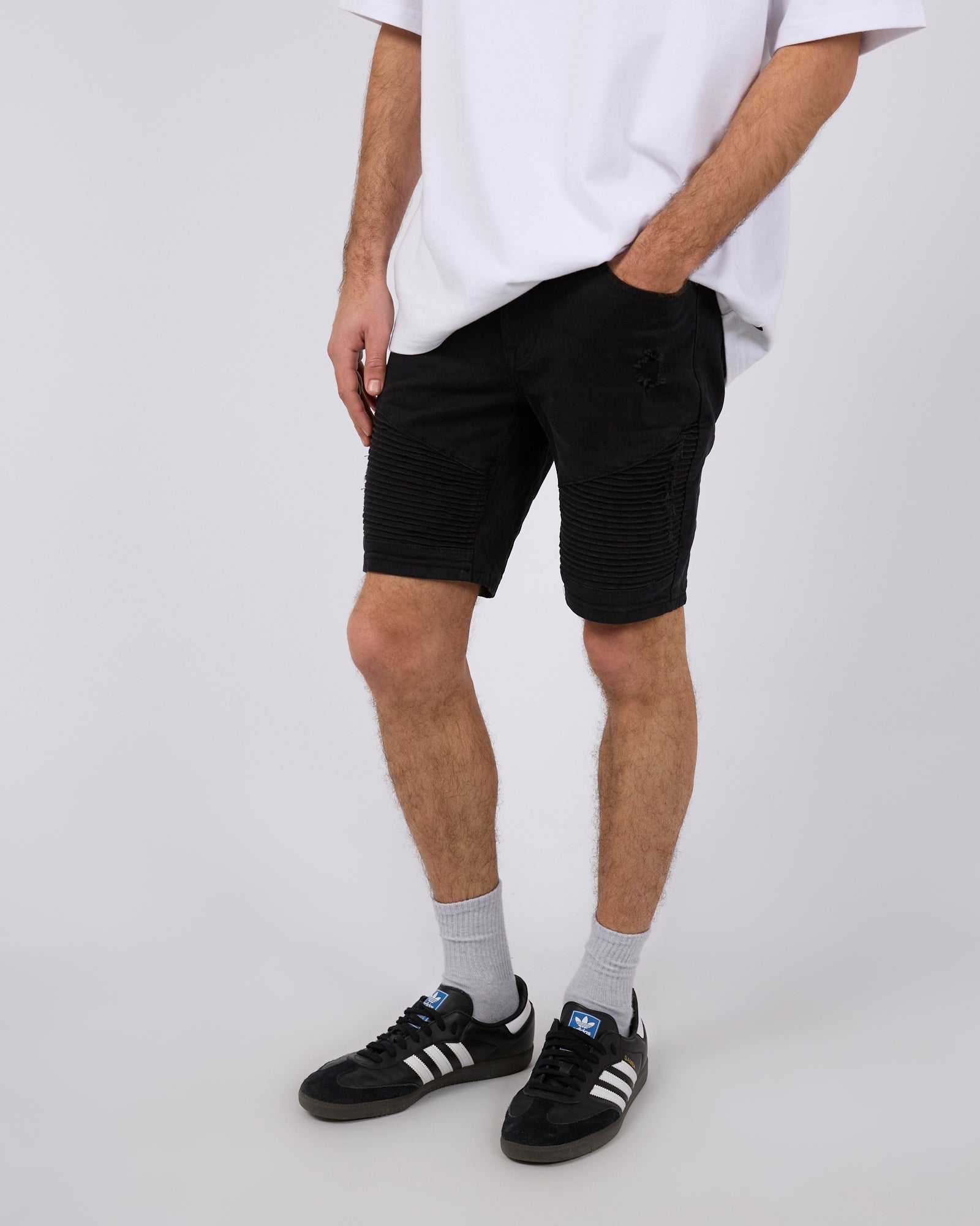 Strung Out Moto Short Black - Image 1