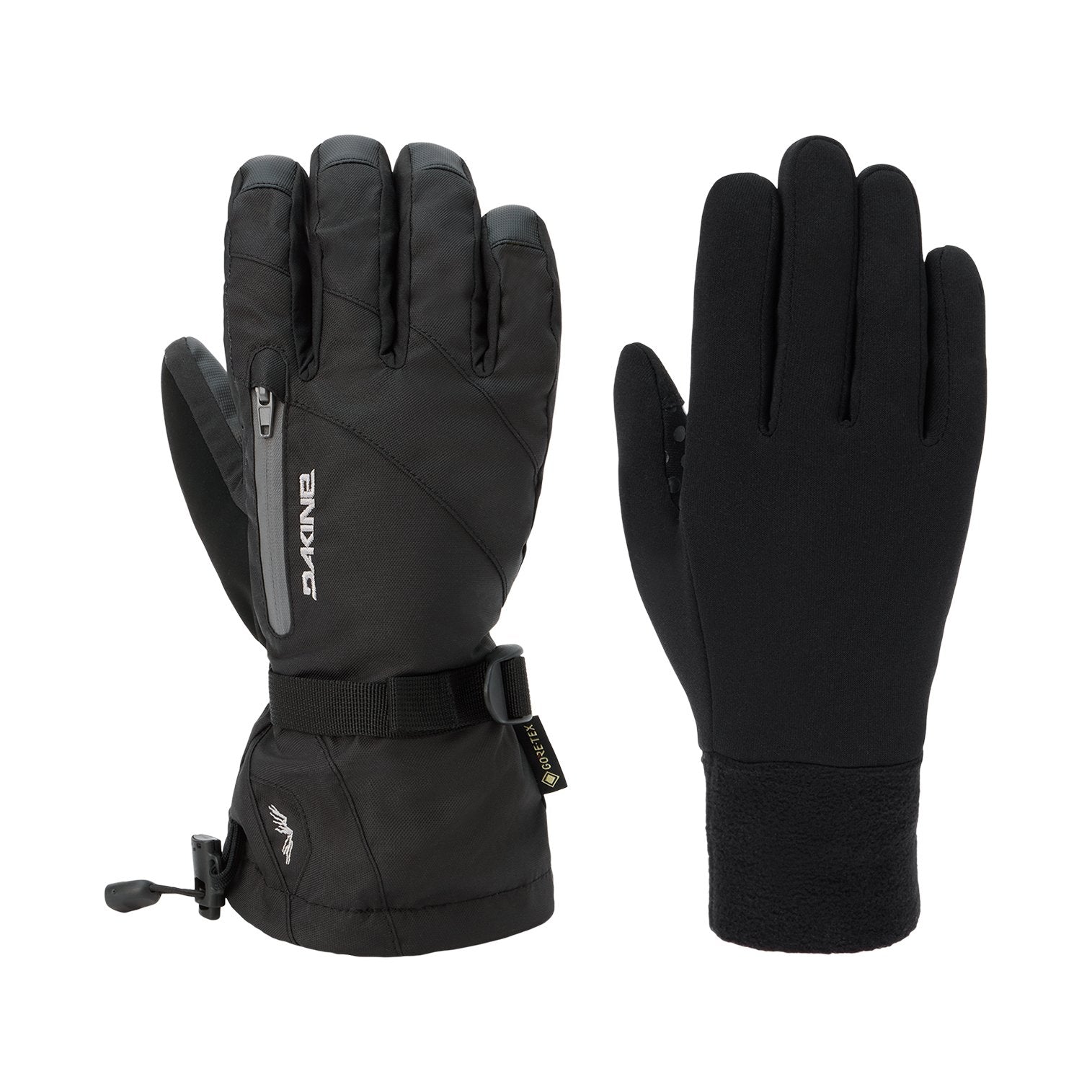 Womens Sequoia 2.0 Gore-Tex Snowboard Gloves Black - Image 4