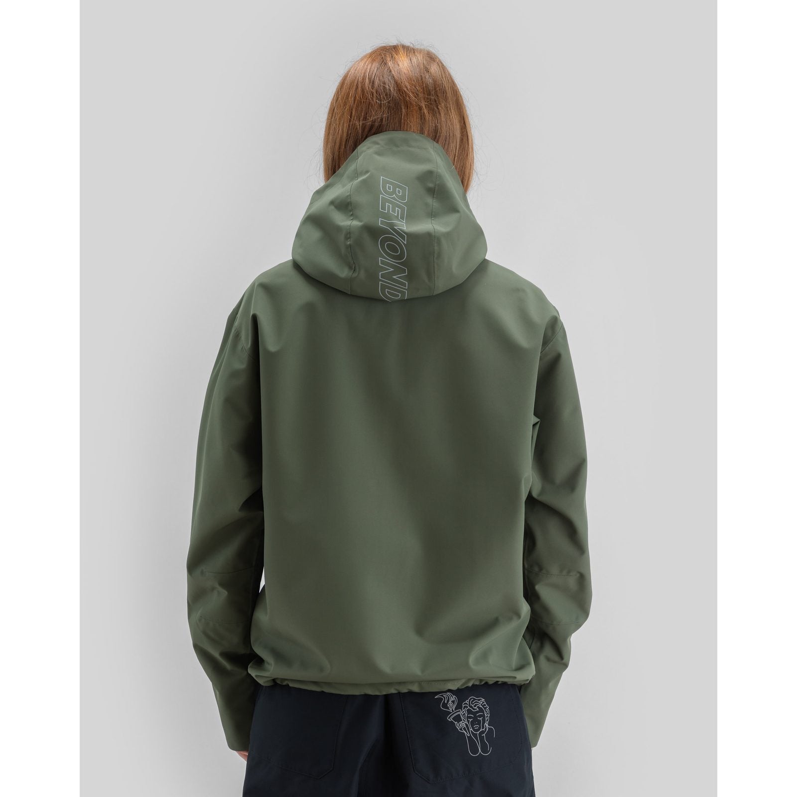 Park Snowboard Jacket 2L D.Green - Image 4