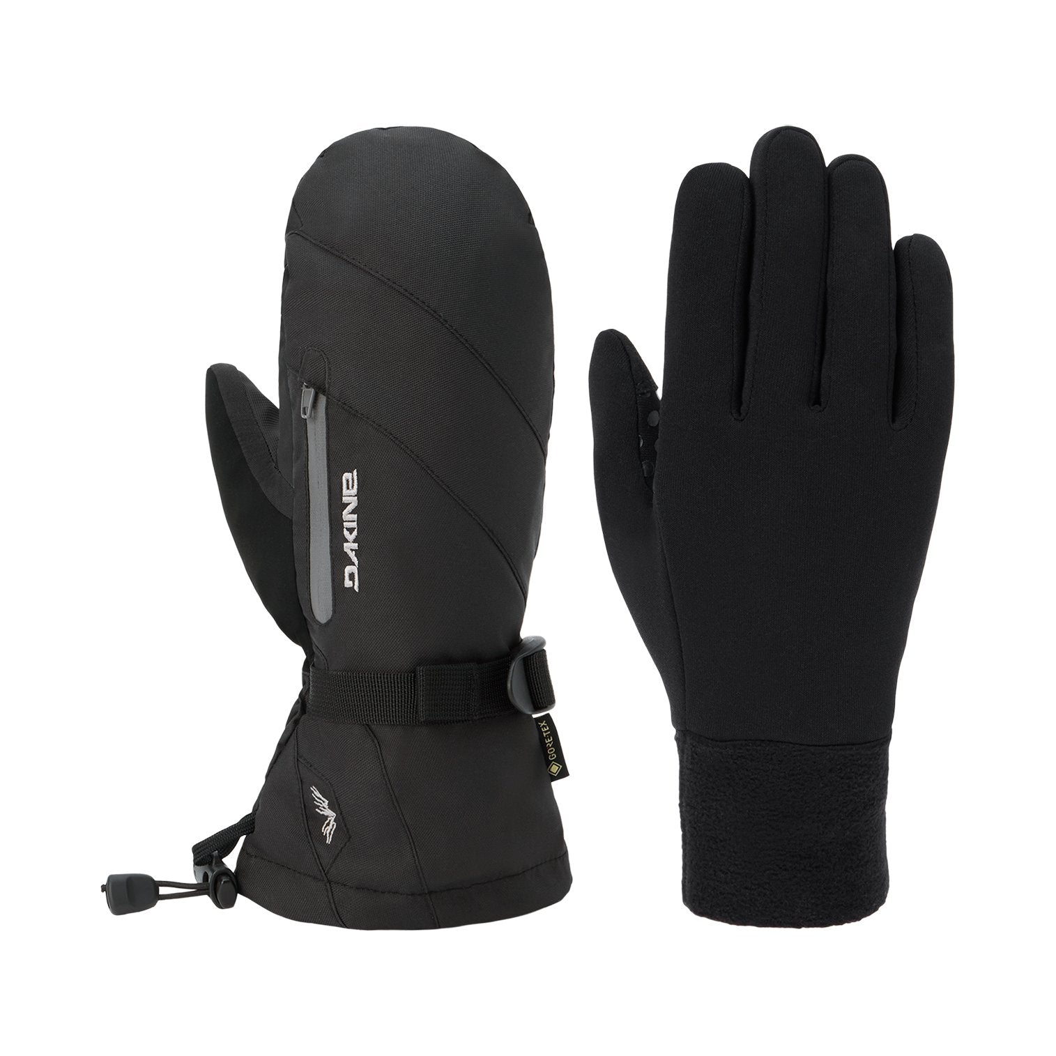 Womens Sequoia 2.0 Gore-Tex Snowboard Mitts Black - Image 4