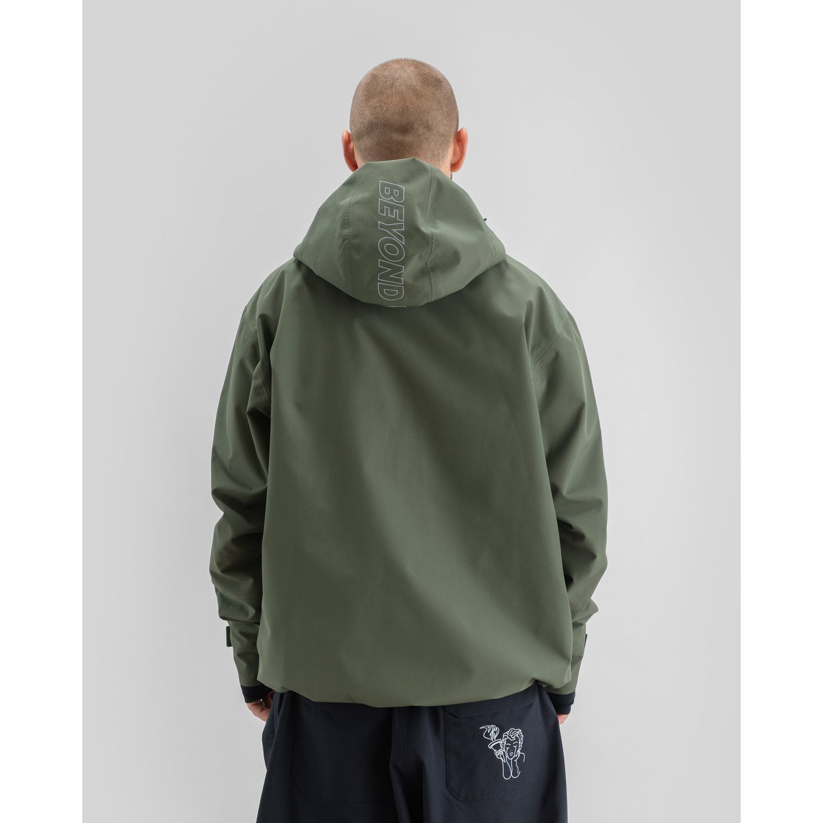 Park Snowboard Jacket 2L D.Green - Image 5